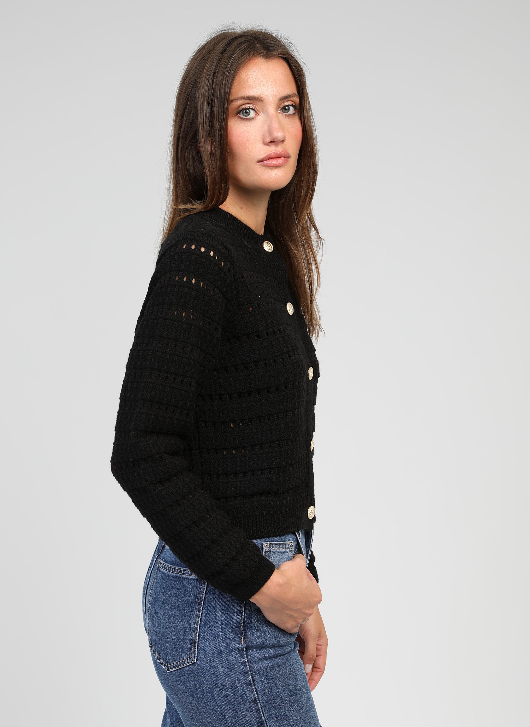 GILET LONORINE noir