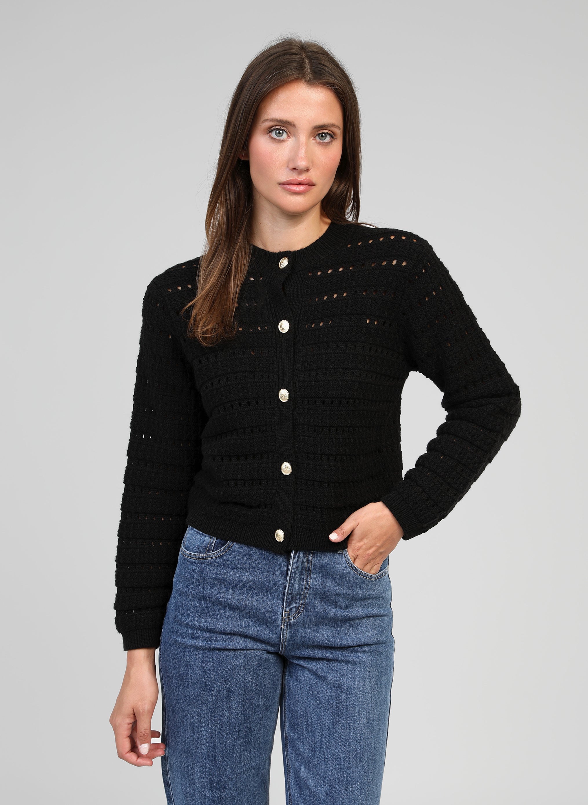 GILET LONORINE noir