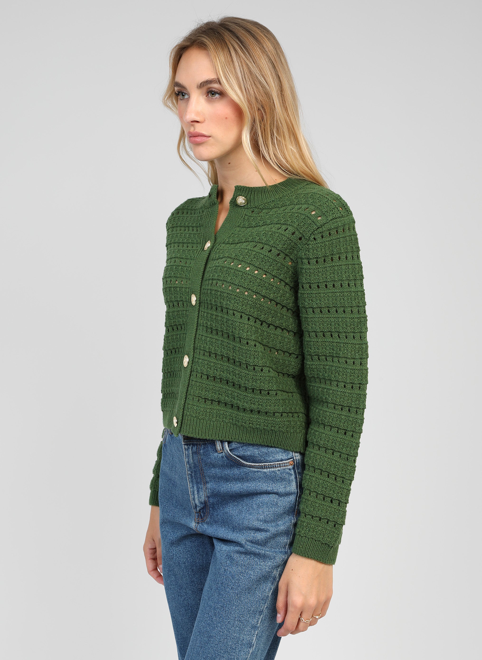 GILET LONORINE cactus