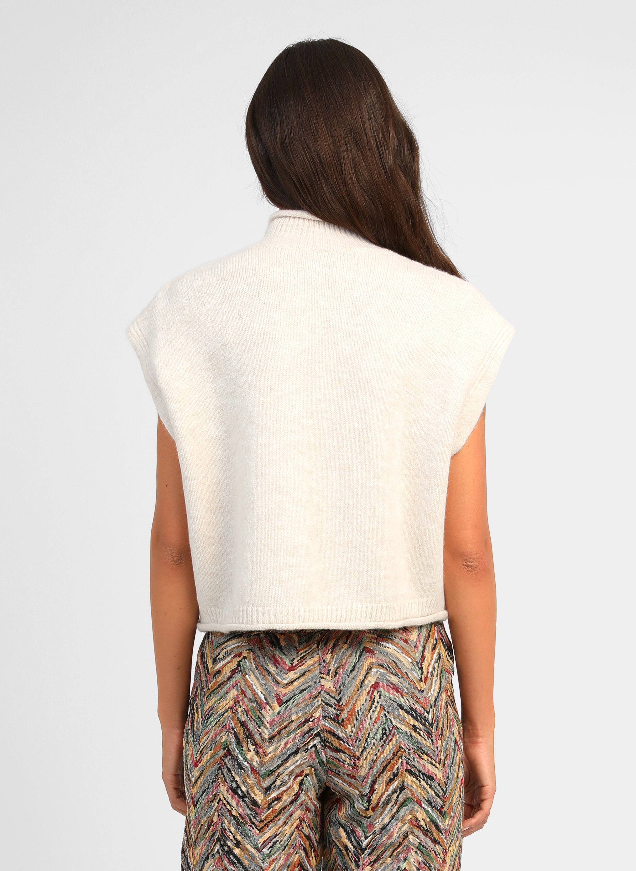 GILET LOROKIA ecru