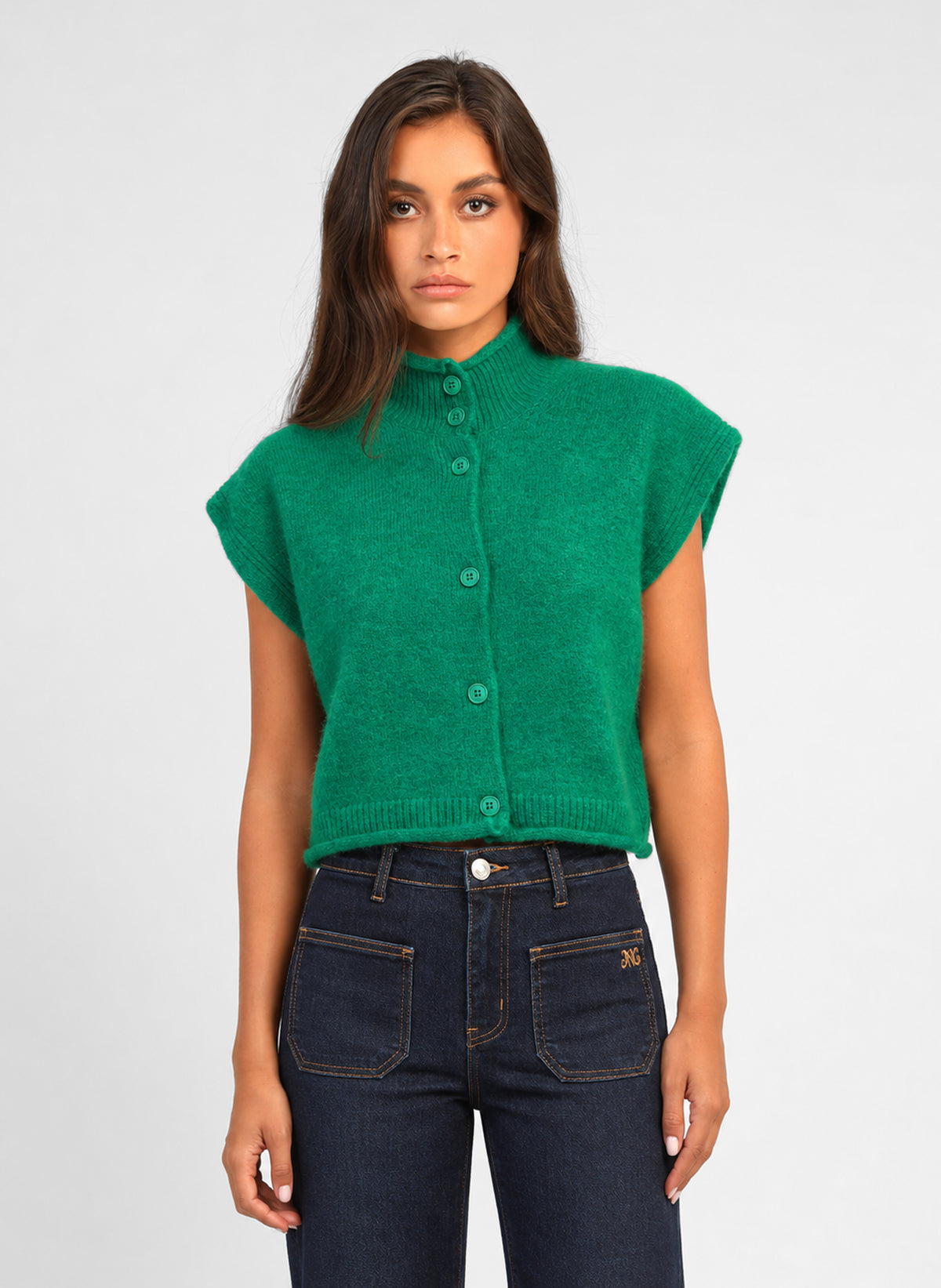 GILET LOROKIA emeraude