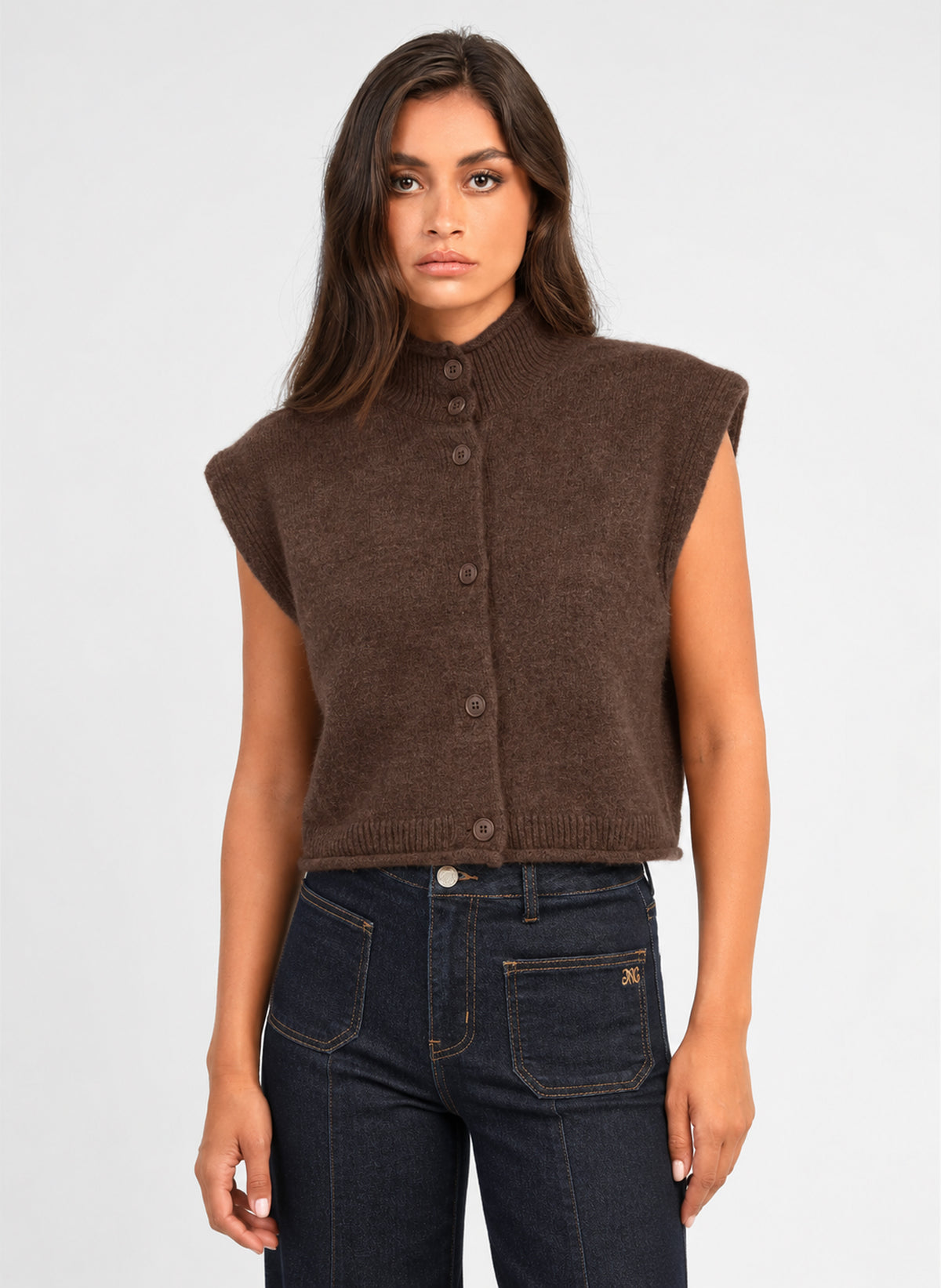LOROKIA VEST, mocha