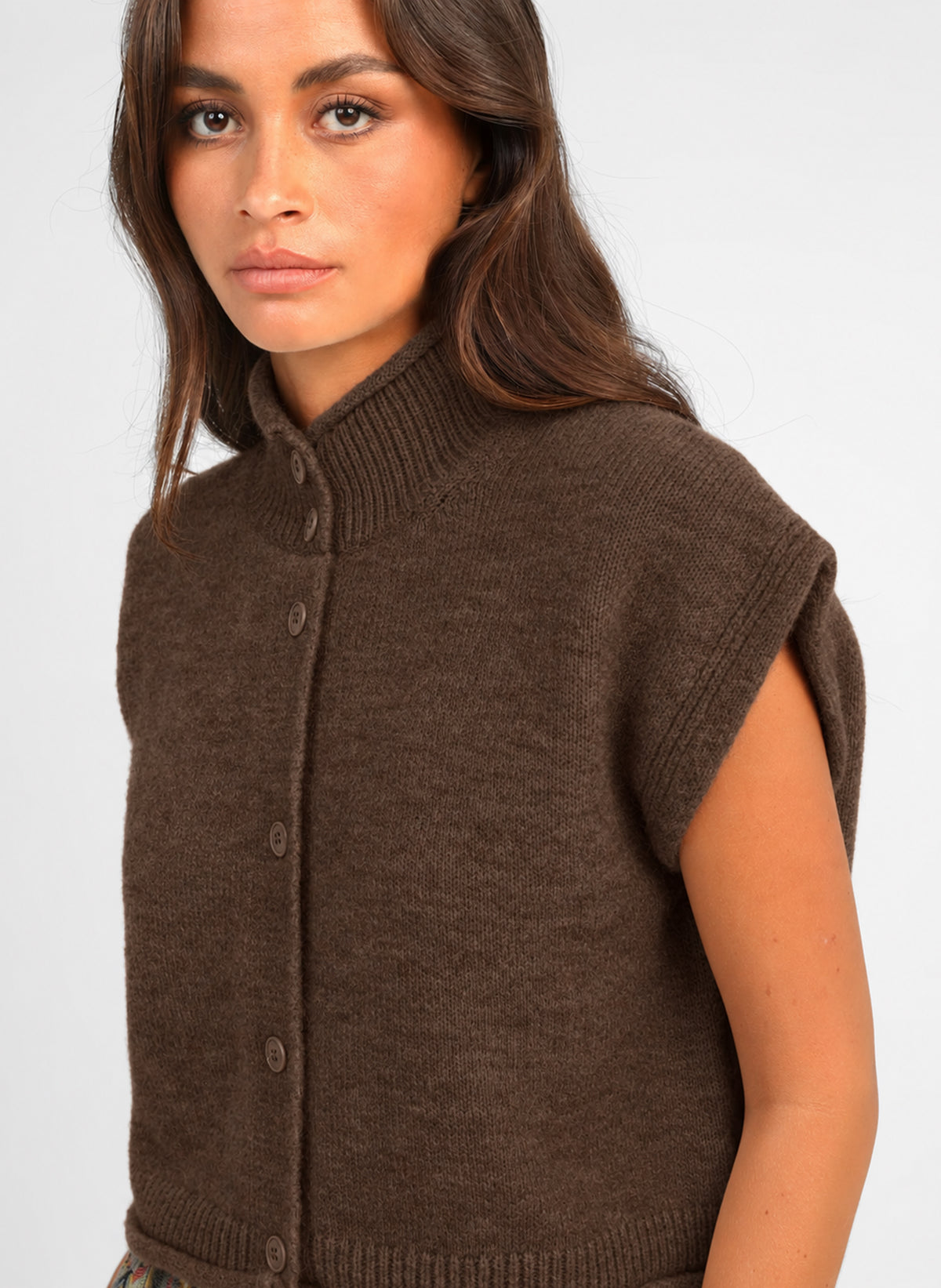 LOROKIA VEST, mocha
