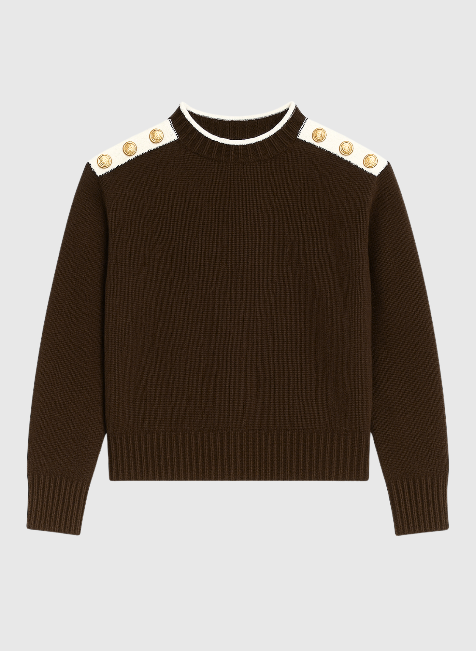 PULL LOUKI marron glace