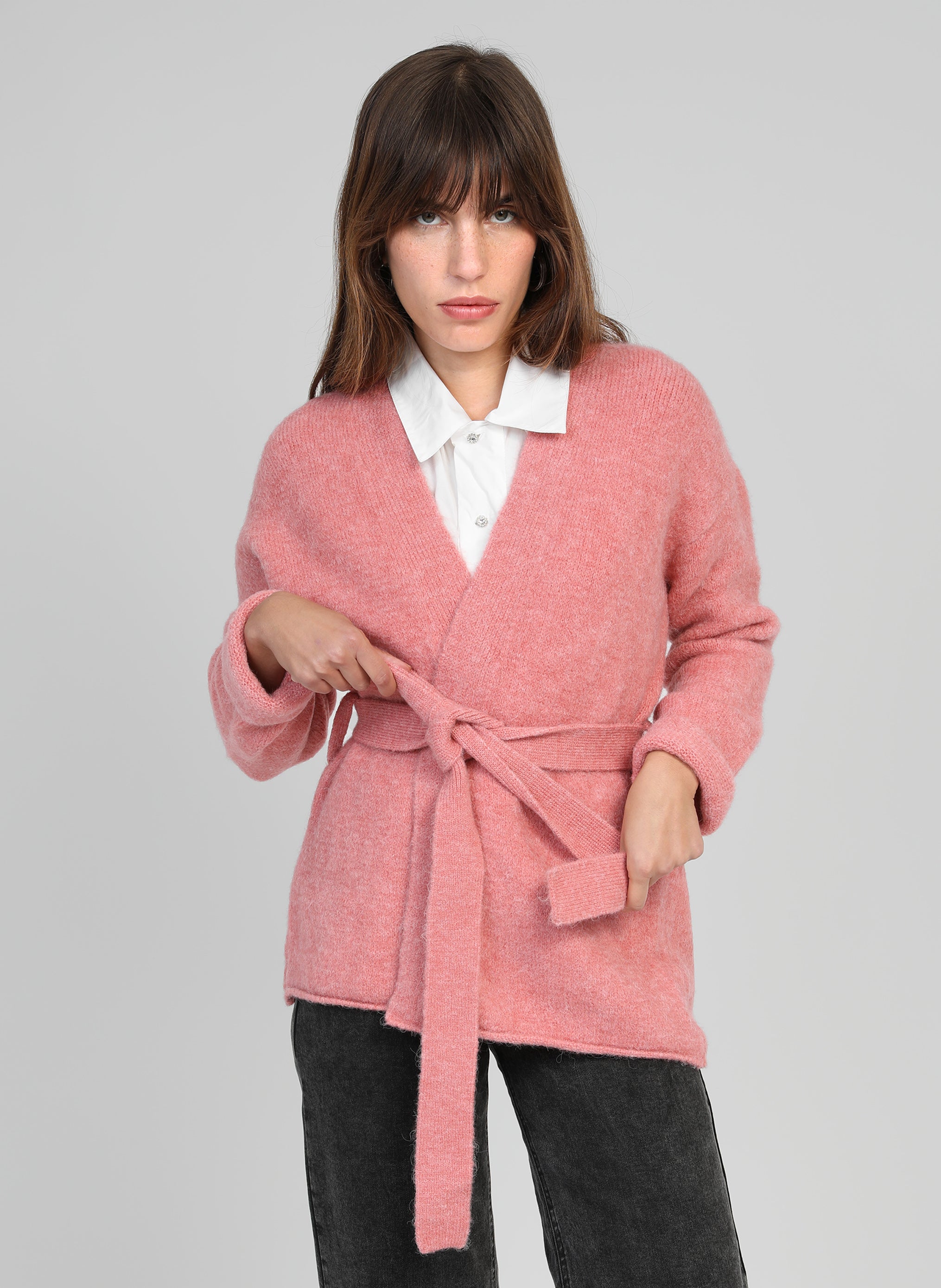 GILET LOUNA rose