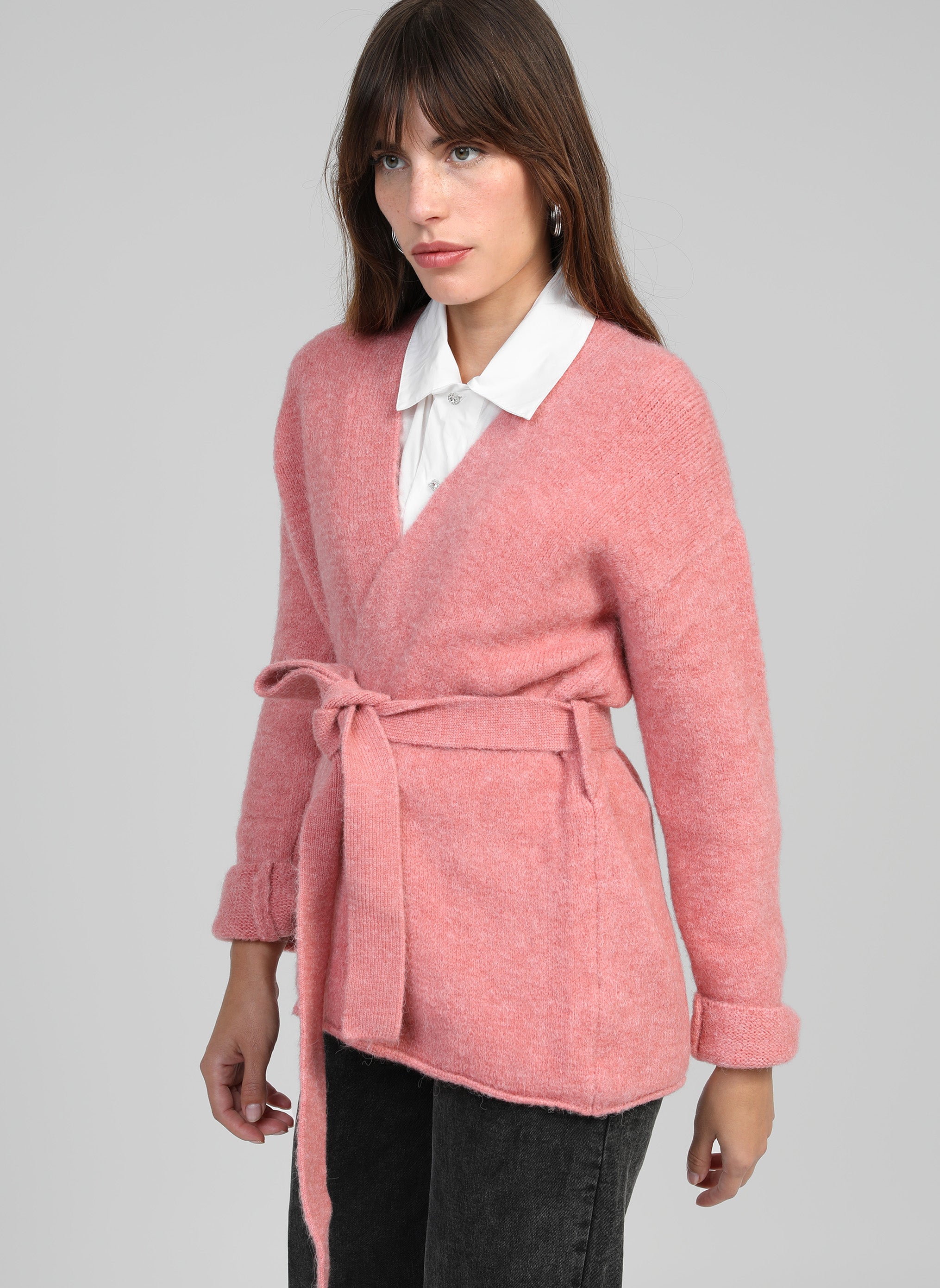 GILET LOUNA rose