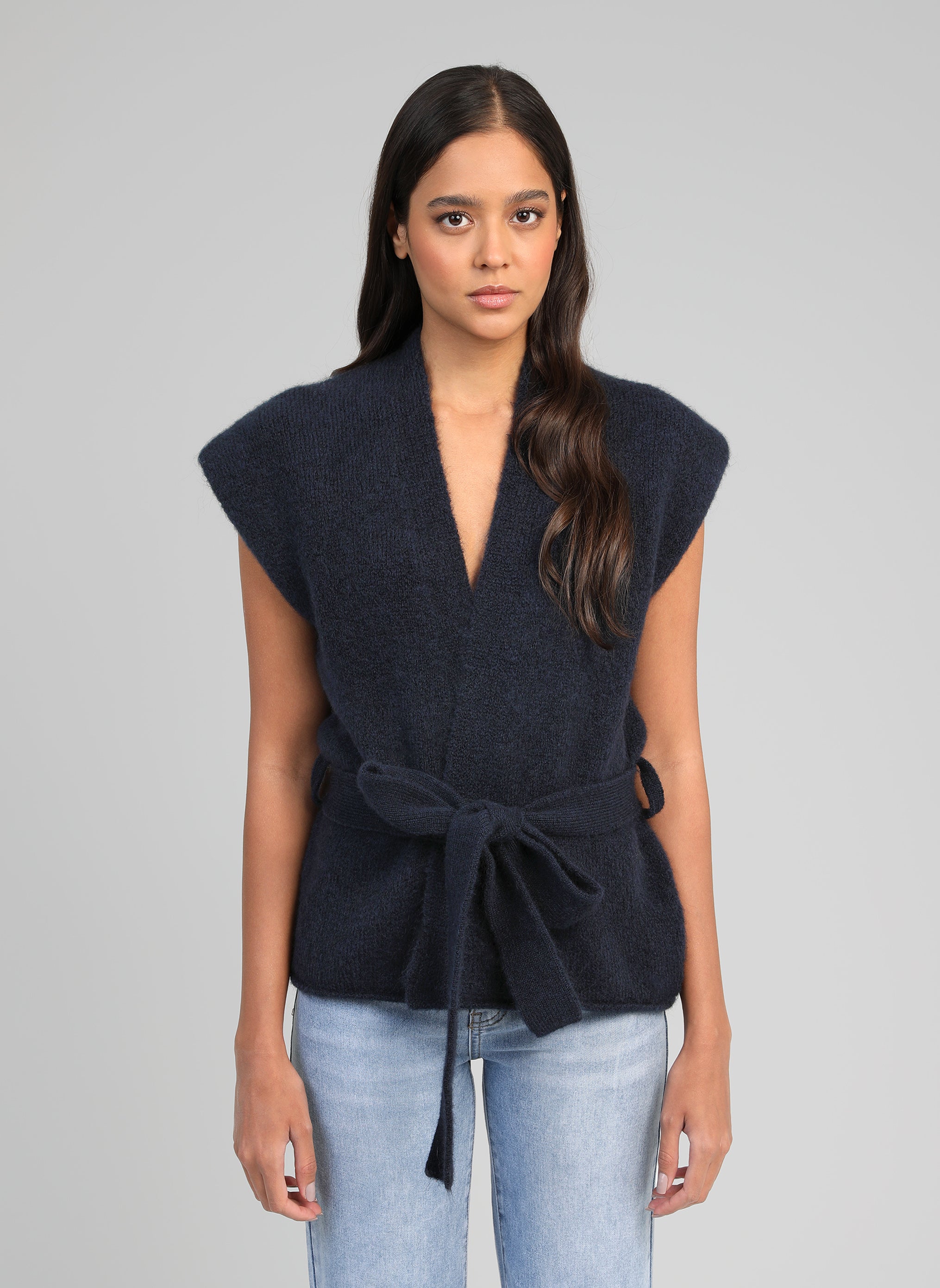 GILET LOUNINI marine