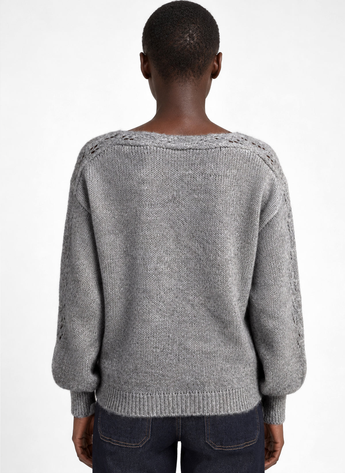 LUCINDY Sweater, heather gray
