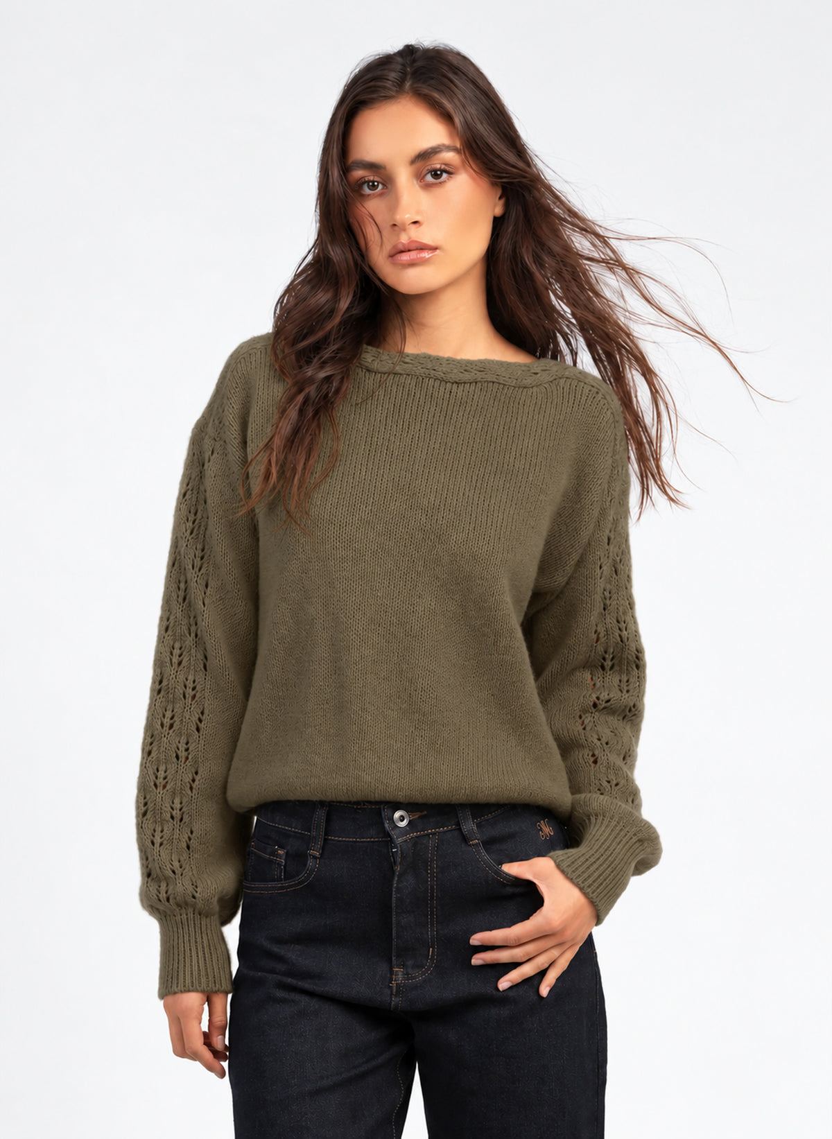 PULL LUCINDY kaki