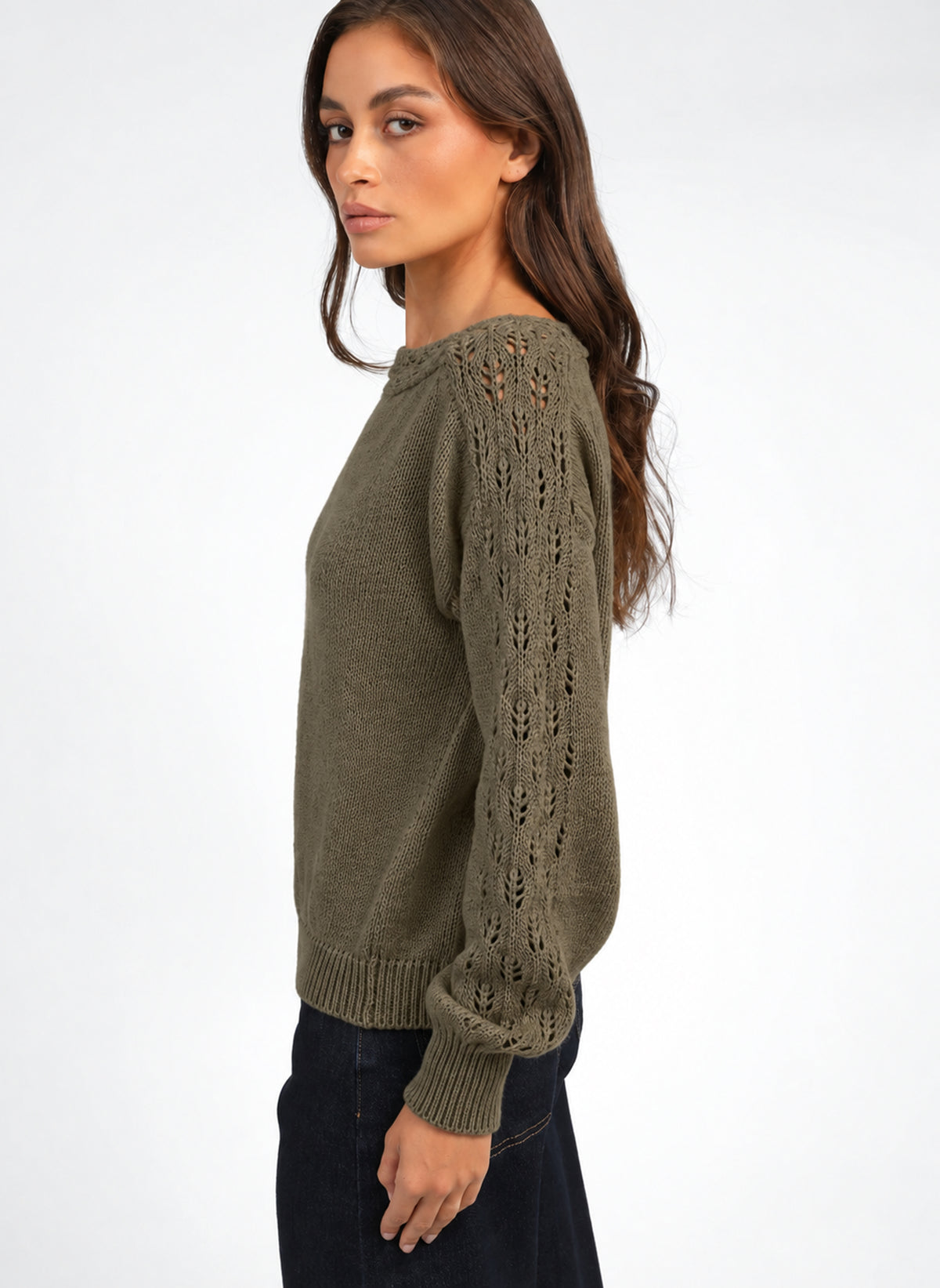 PULL LUCINDY kaki