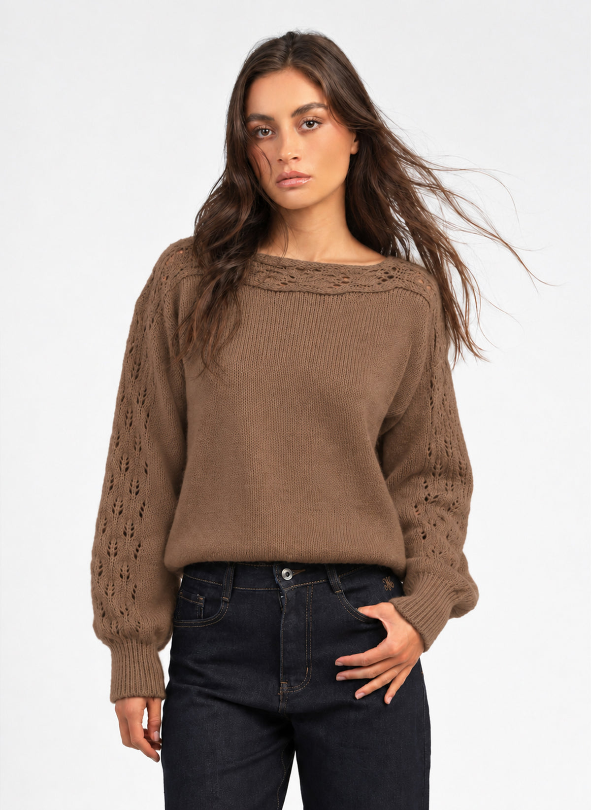 PULL LUCINDY noisette