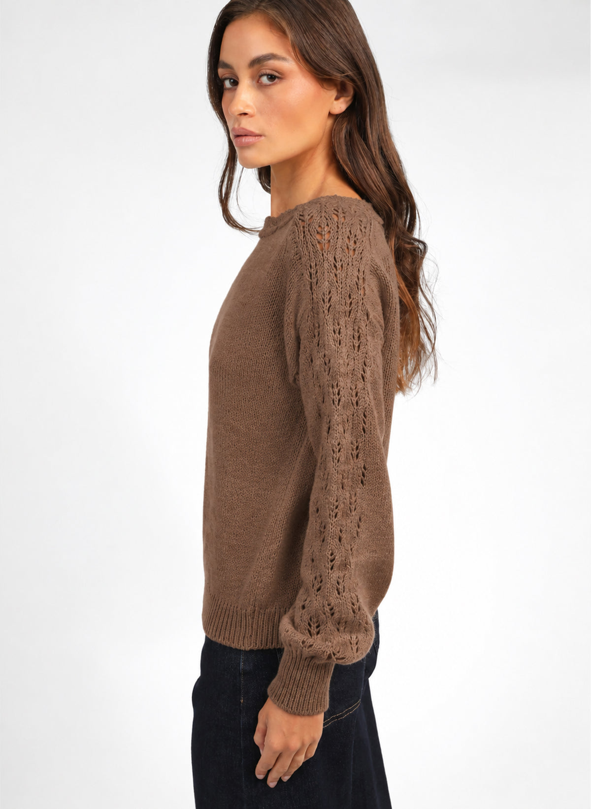 LUCINDY Sweater, Hazelnut