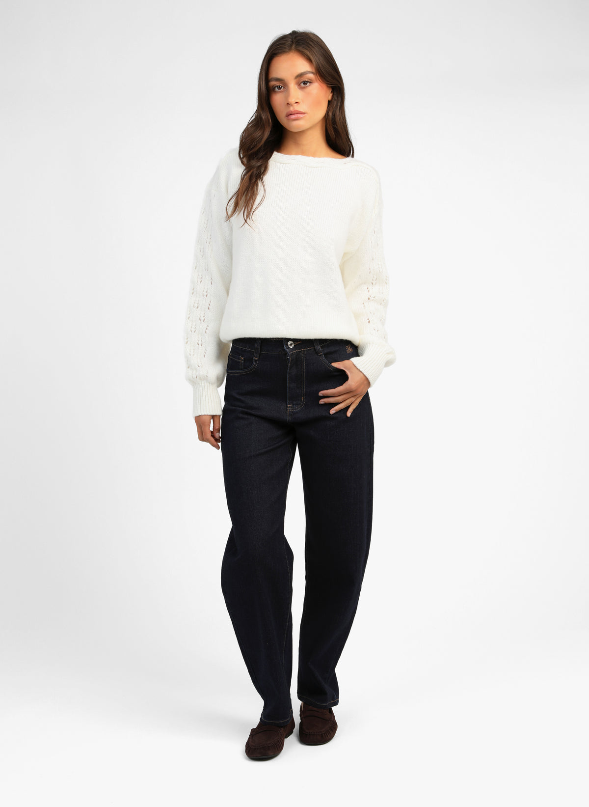 PULL LUCINDY off white