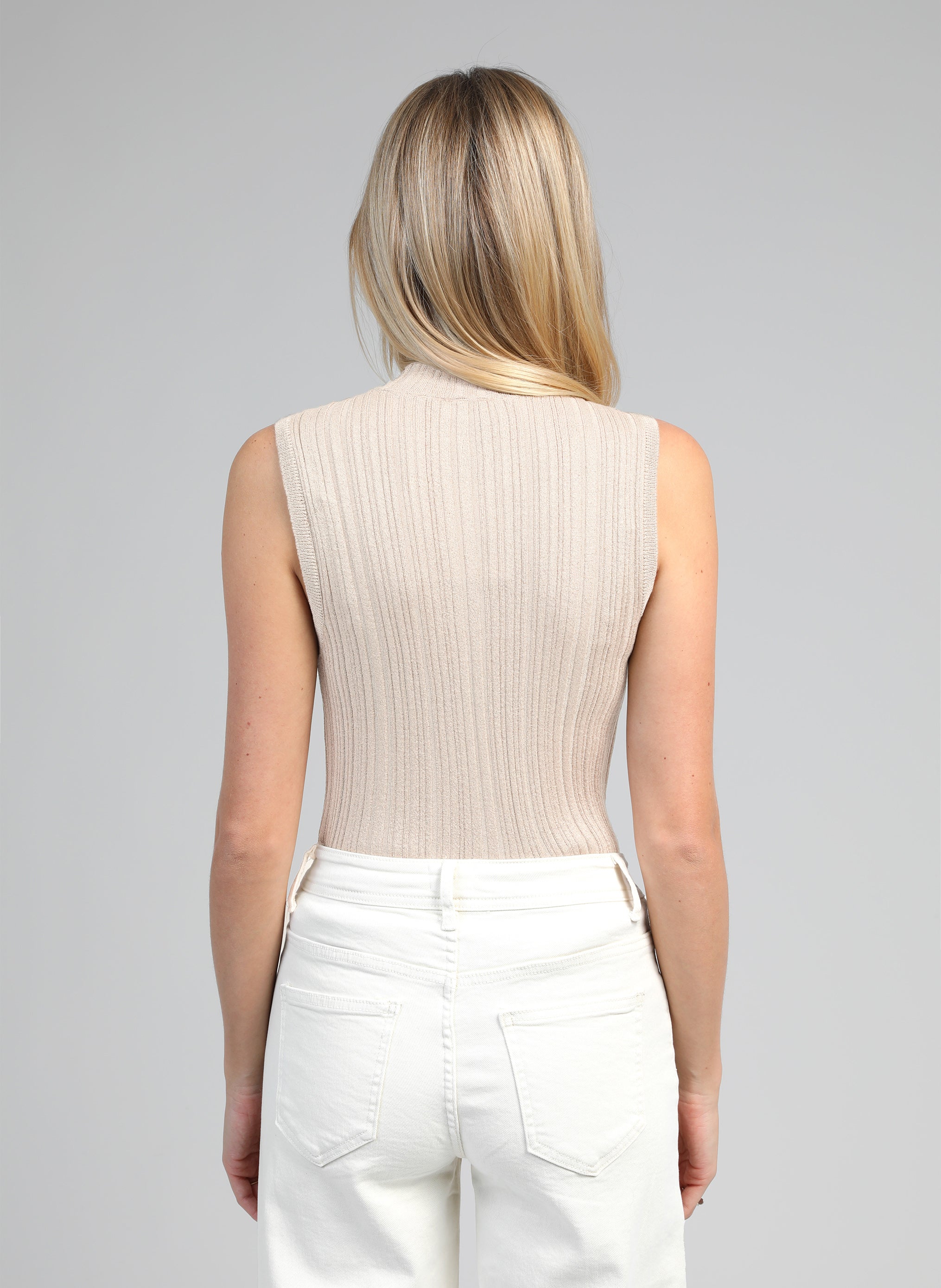 LUXIE ECRU TANK TOP