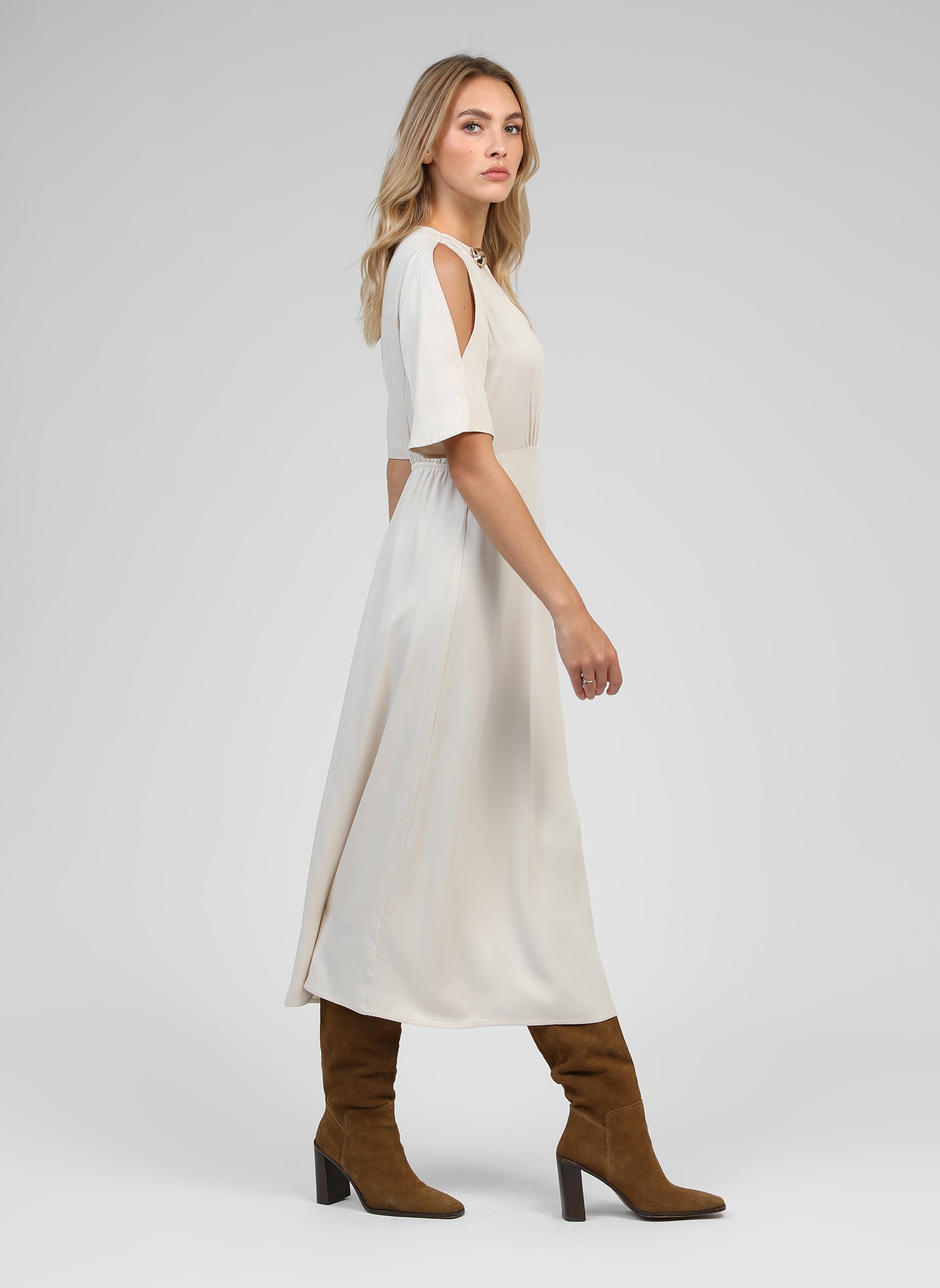 ROBE LONGUE MAELSA ecru