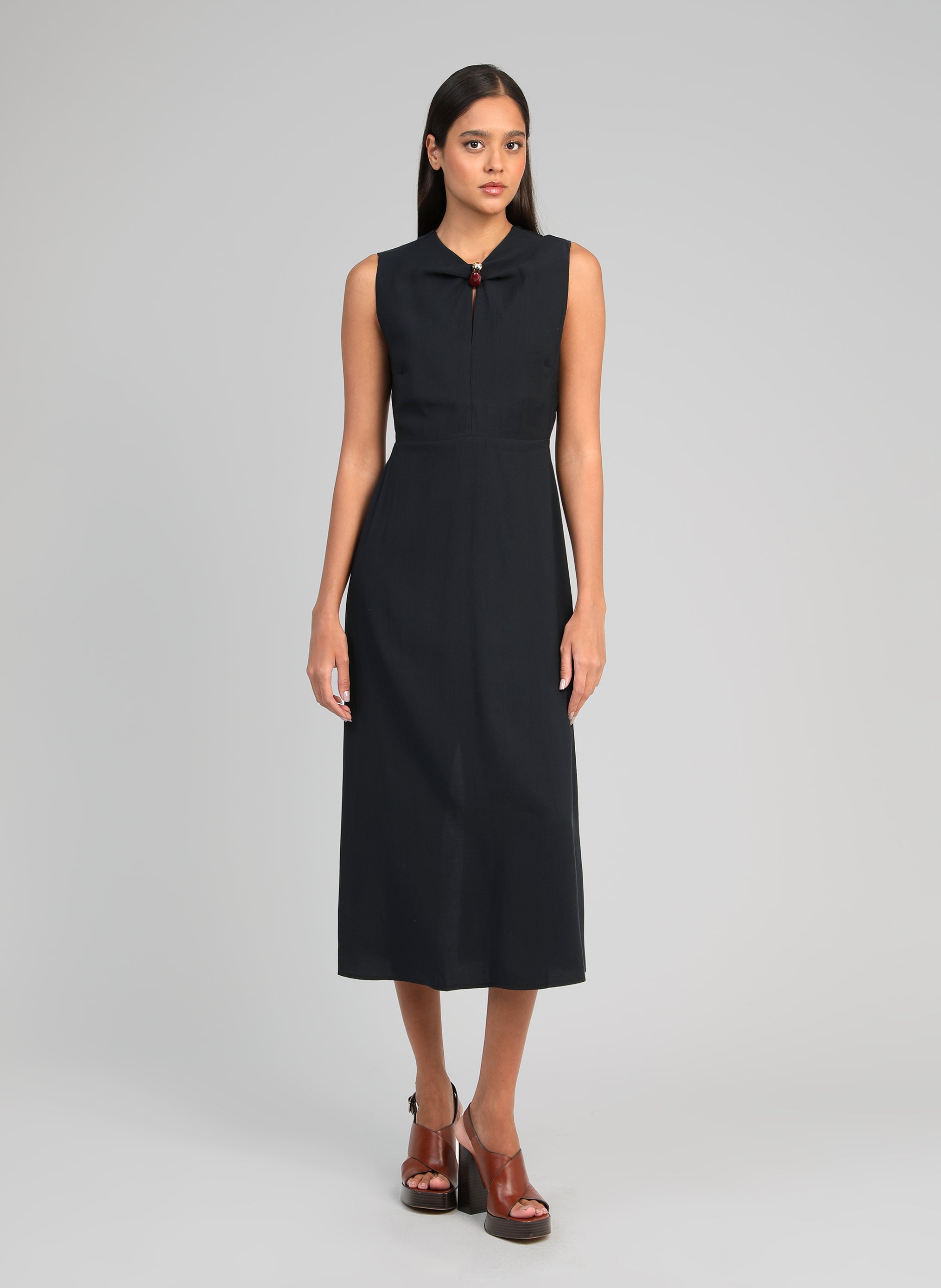 ROBE MIDI MAEZRA noir