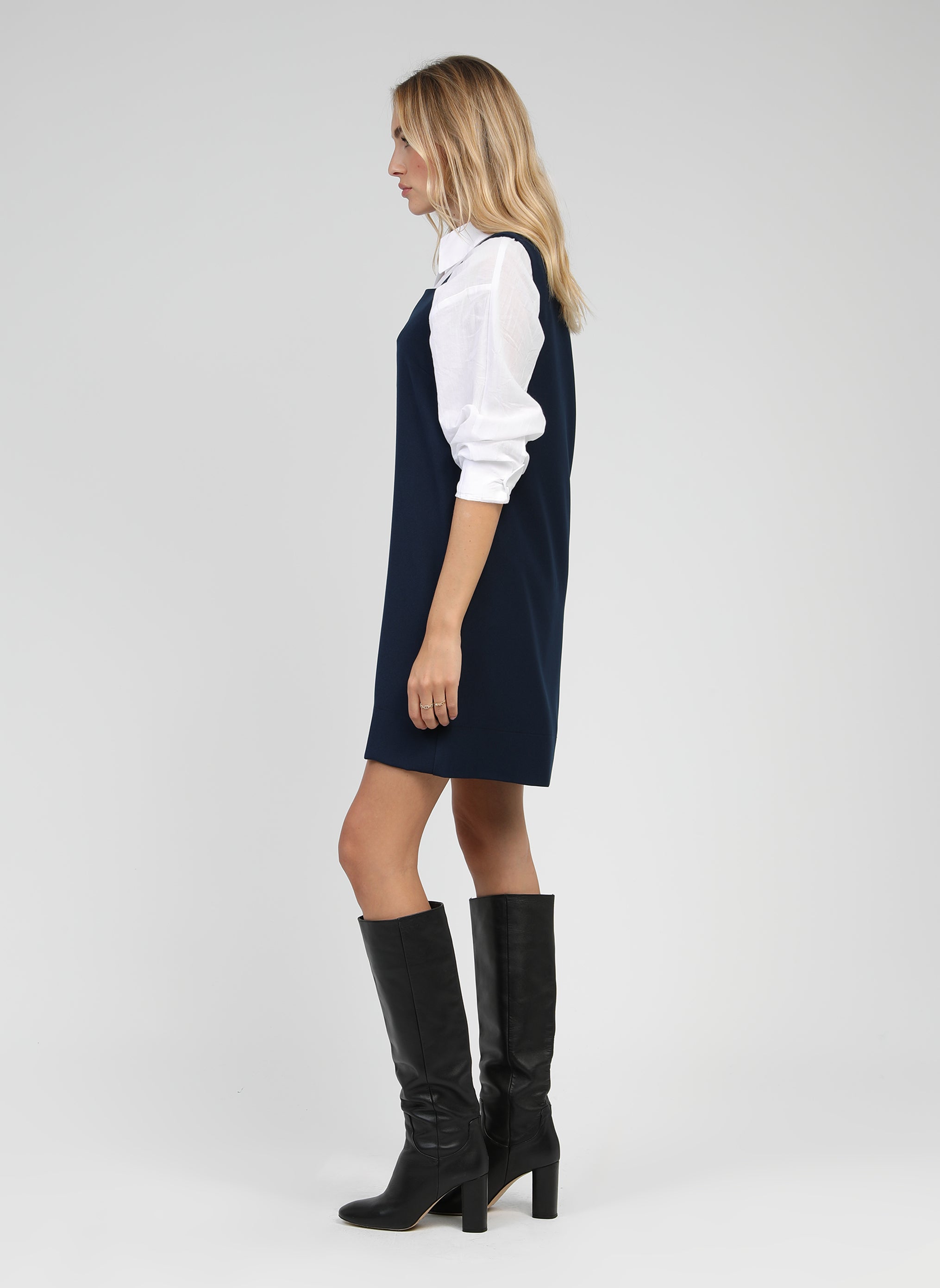 ROBE COURTE MALEO marine