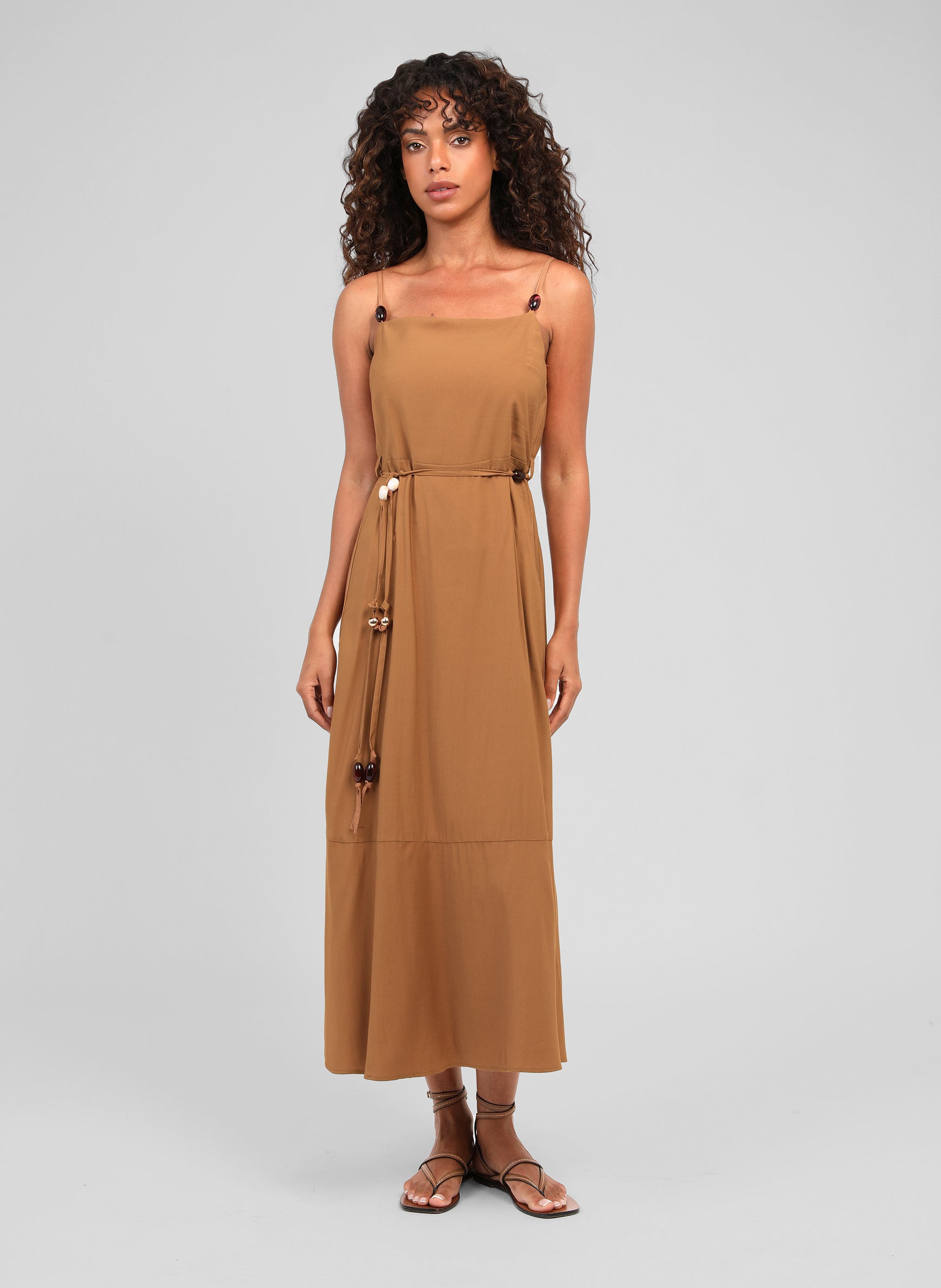 ROBE MIDI MALIAM daim