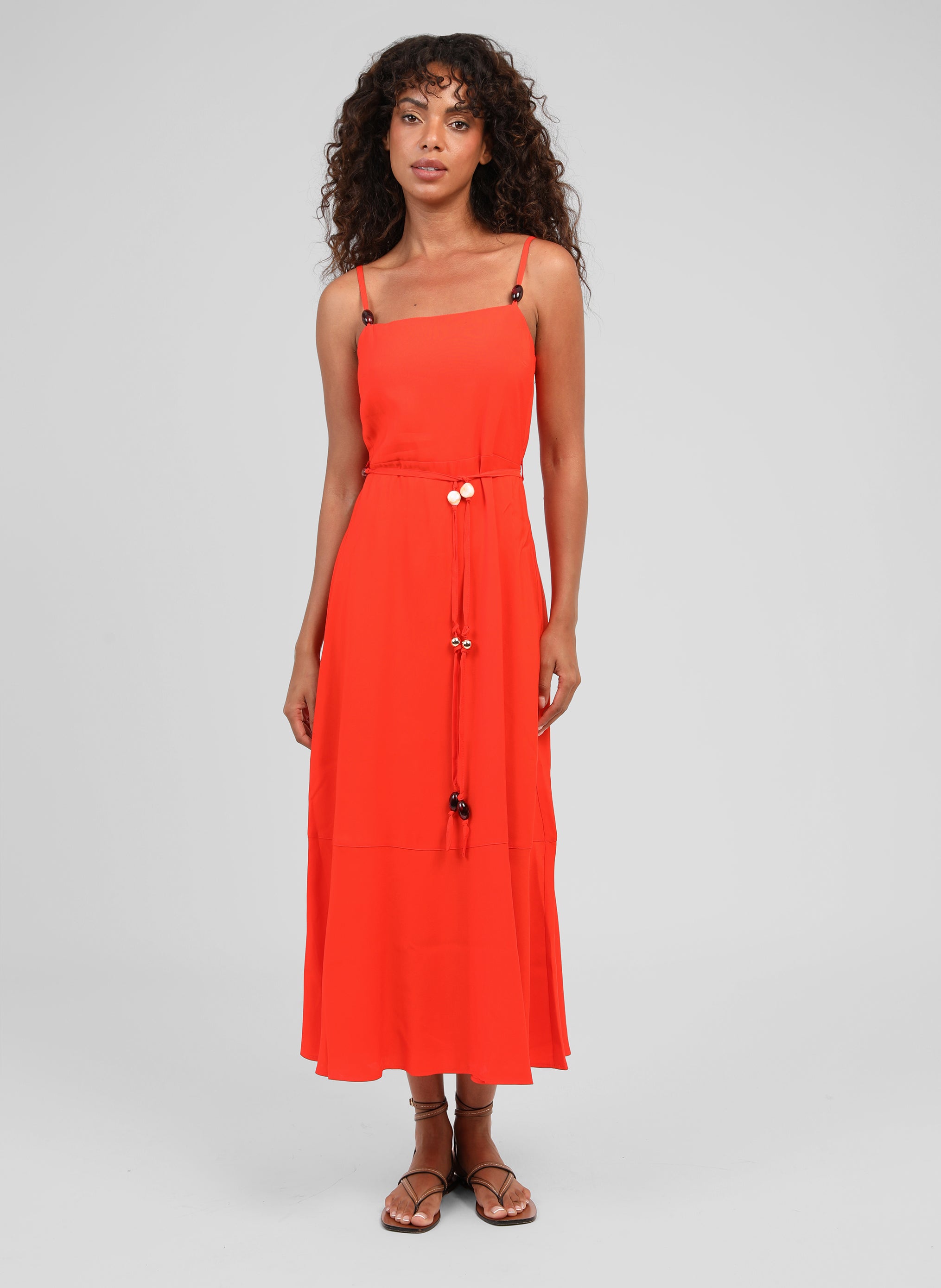ROBE MIDI MALIAM piment