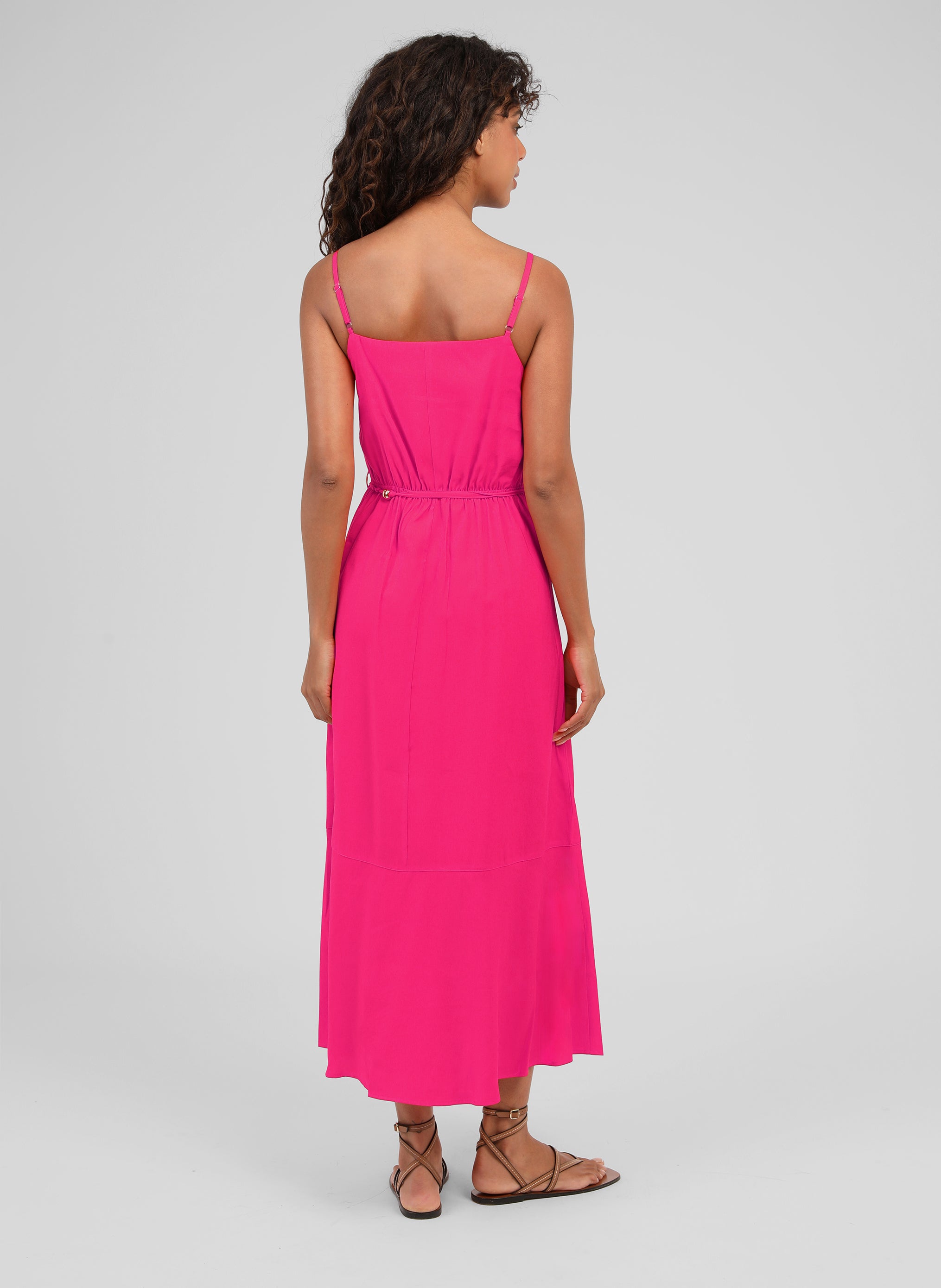 ROBE MIDI MALIAM fuchsia