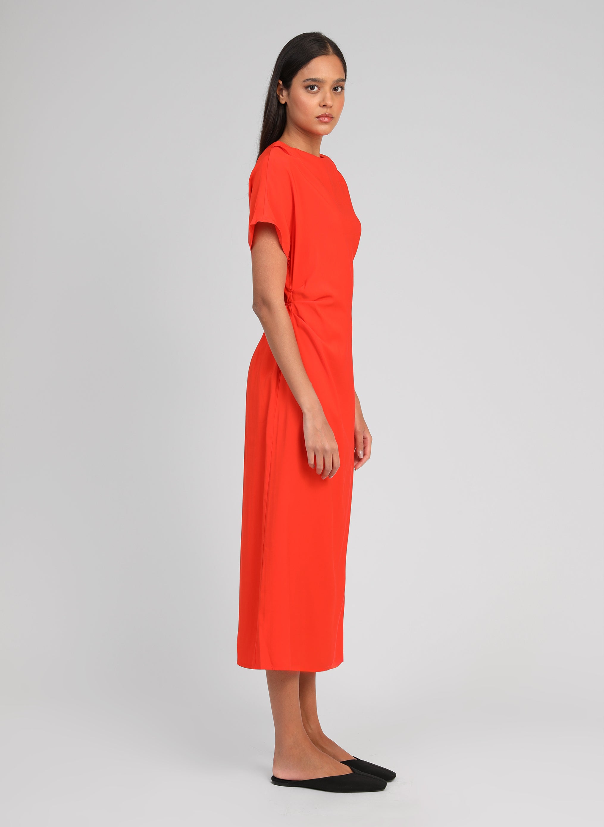 ROBE MIDI MALIXA piment