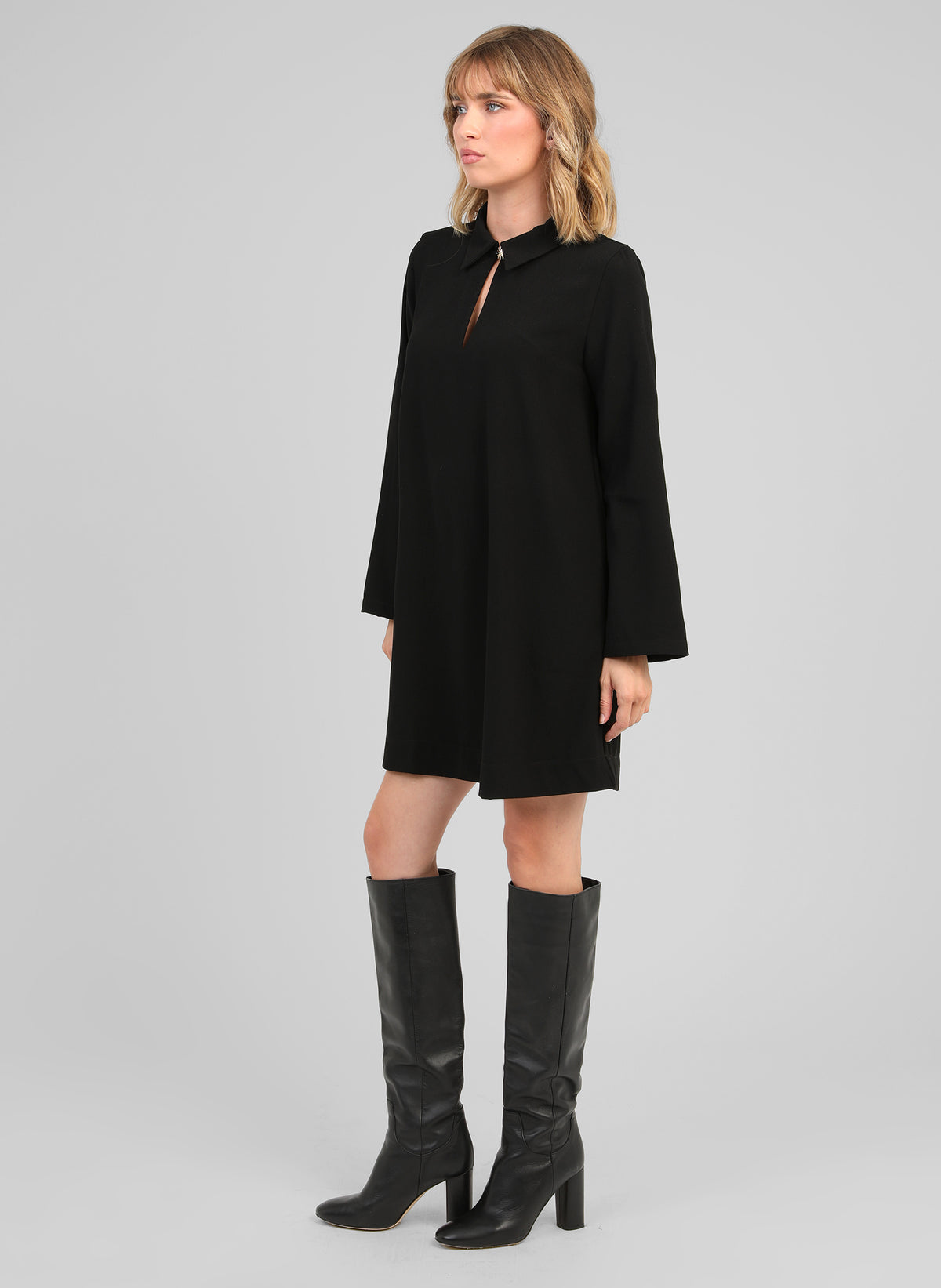 ROBE COURTE MALOPA noir