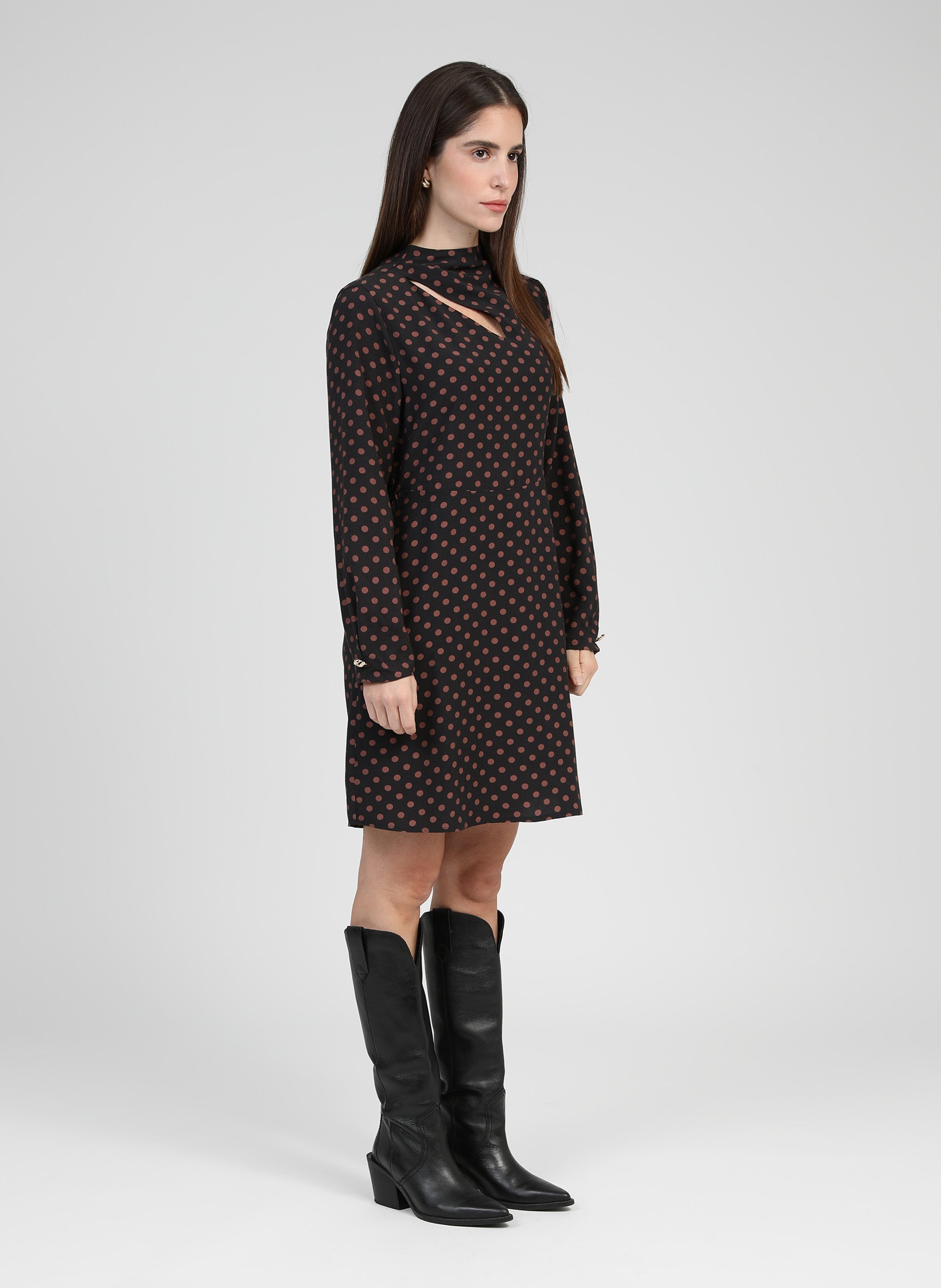 ROBE COURTE MALUKA palinto marron