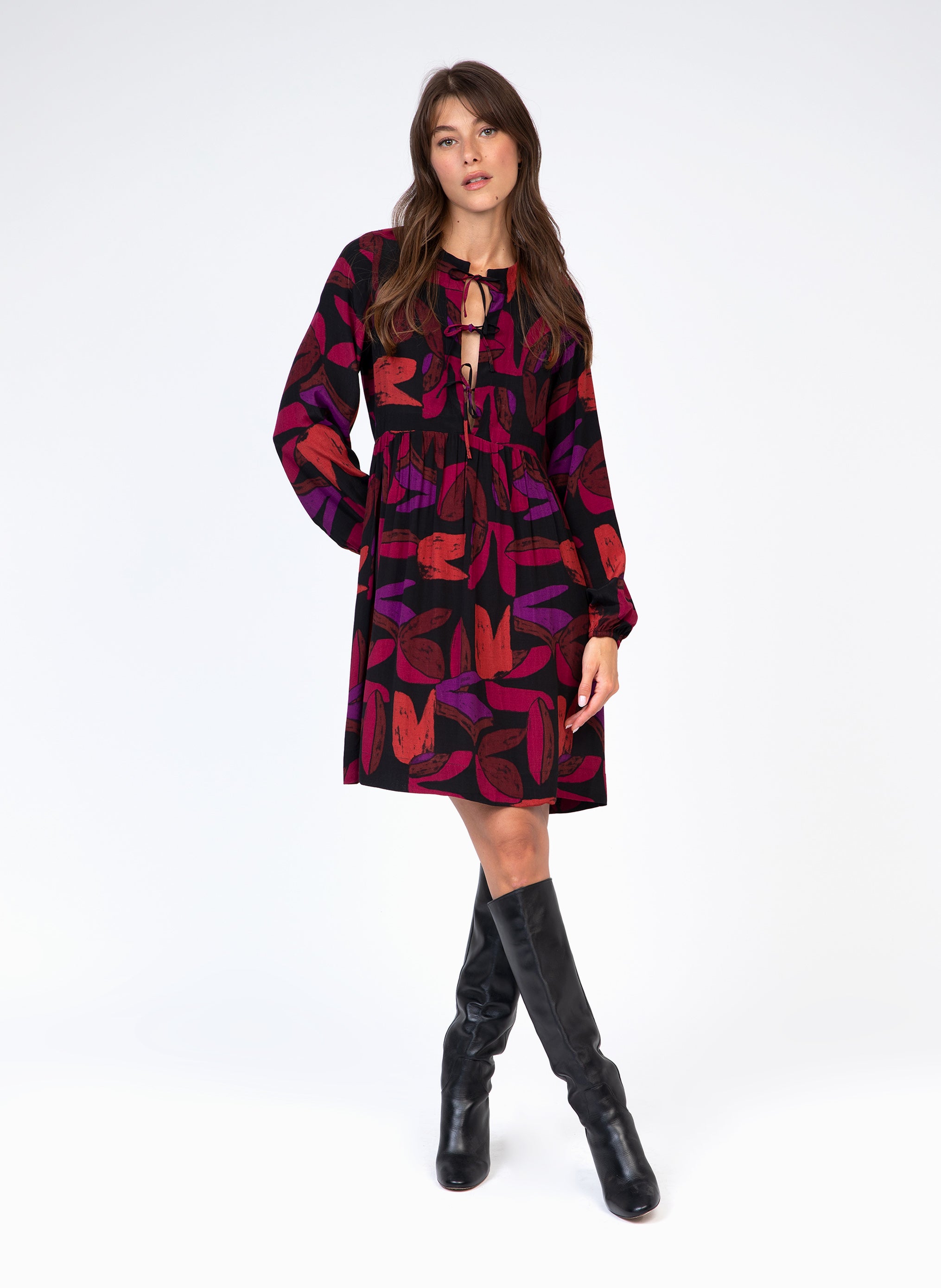 ROBE COURTE MANDILOU barty noir