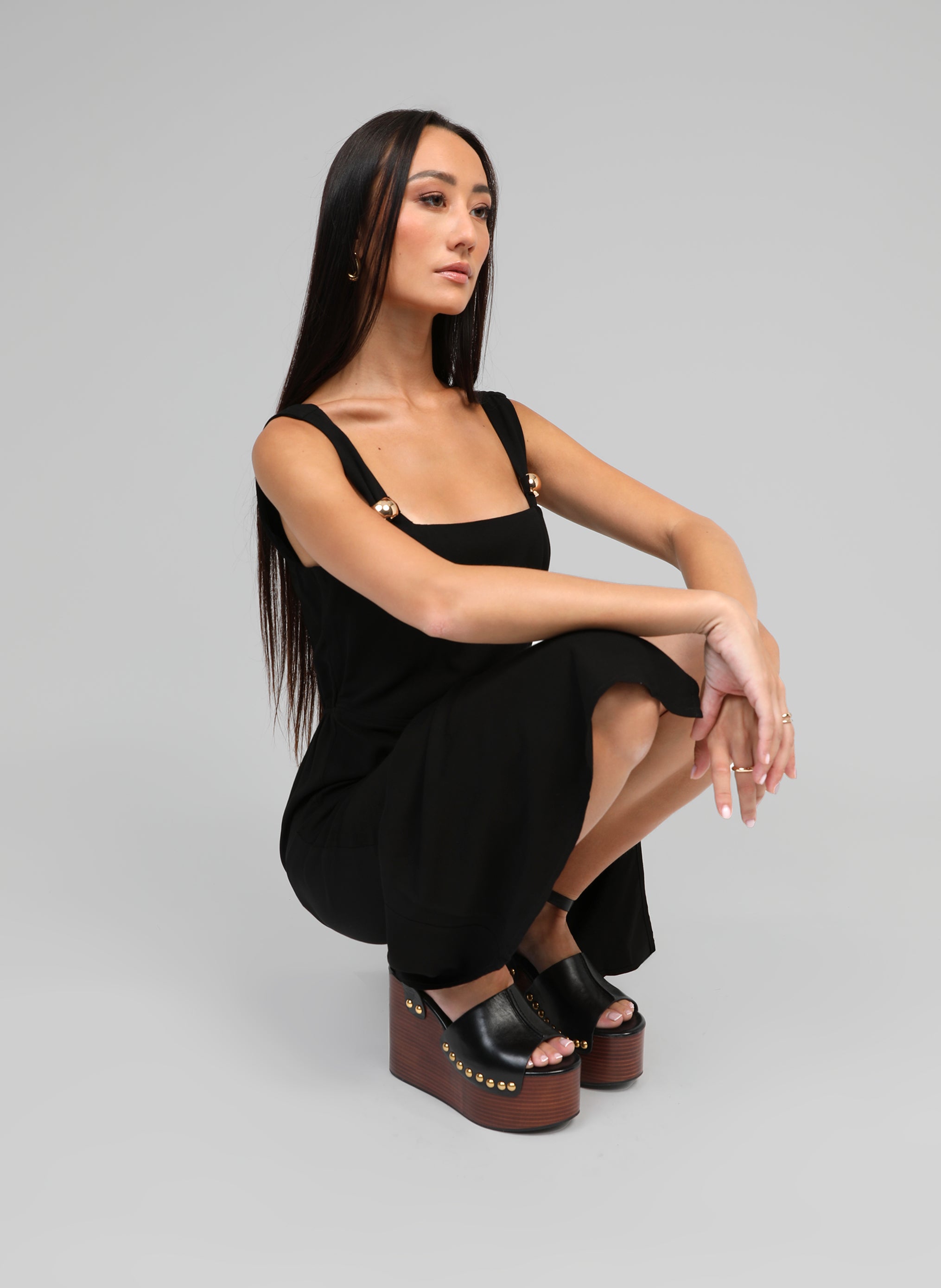 ROBE LONGUE MANILA noir