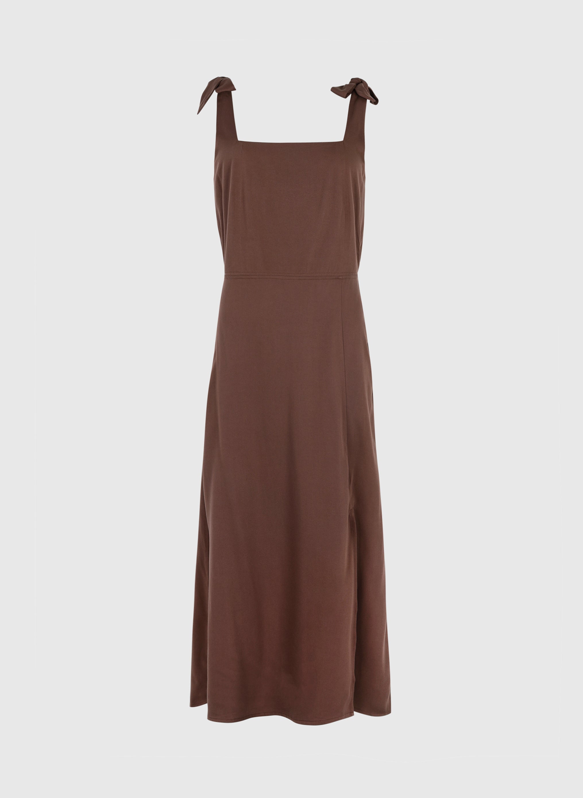 ROBE LONGUE MANTIA marron