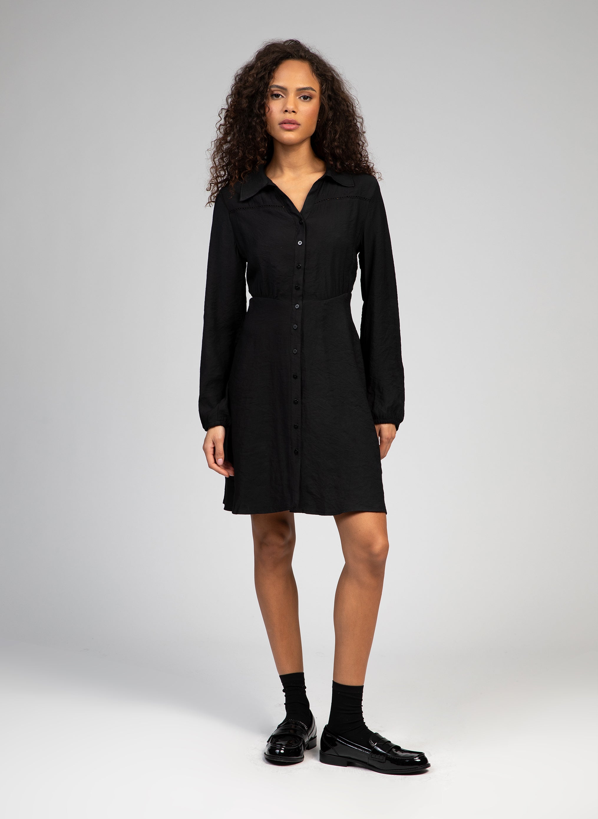 ROBE COURTE MARBELLI noir