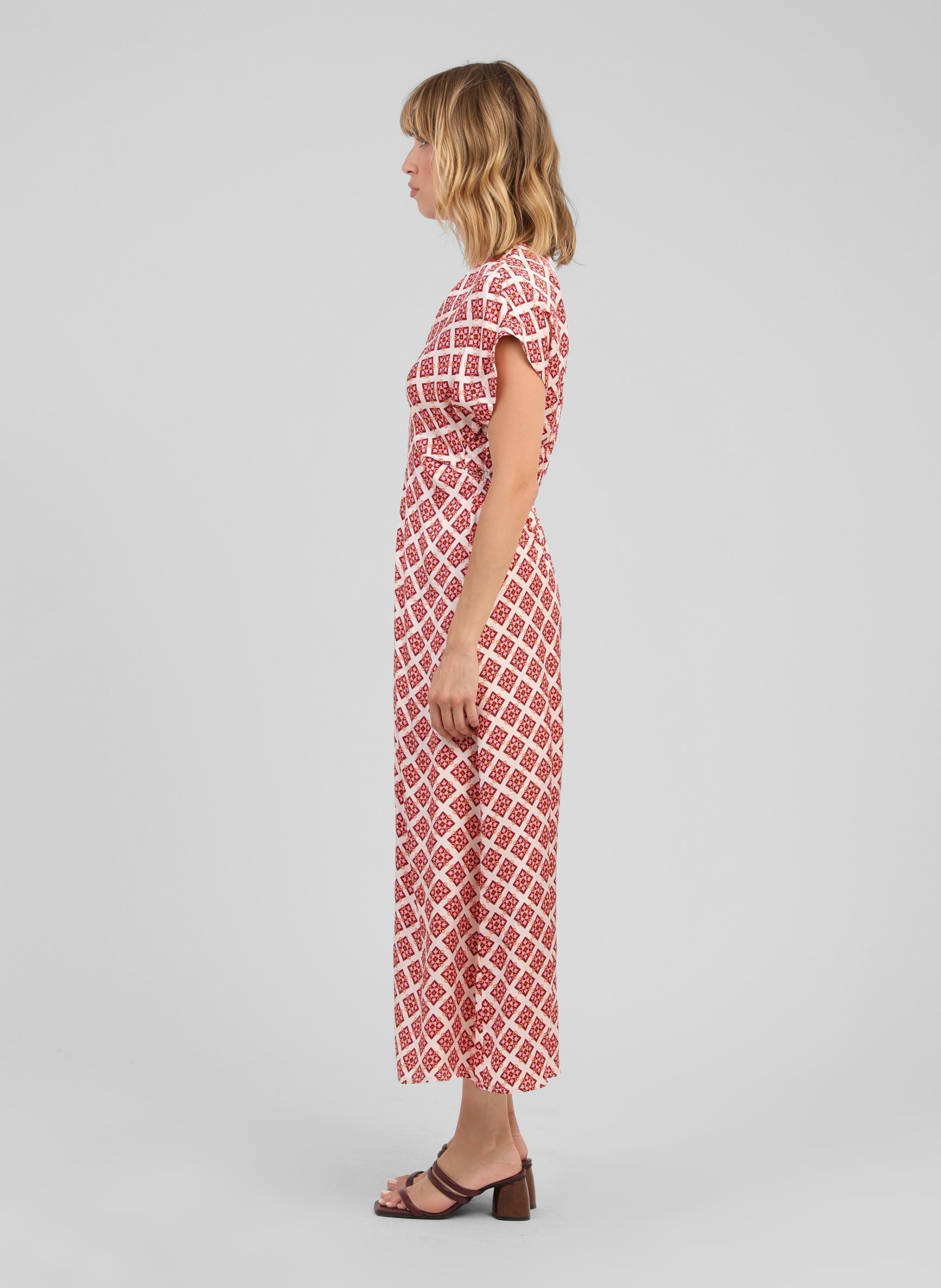 ROBE MIDI MAURANE pirimini ecru