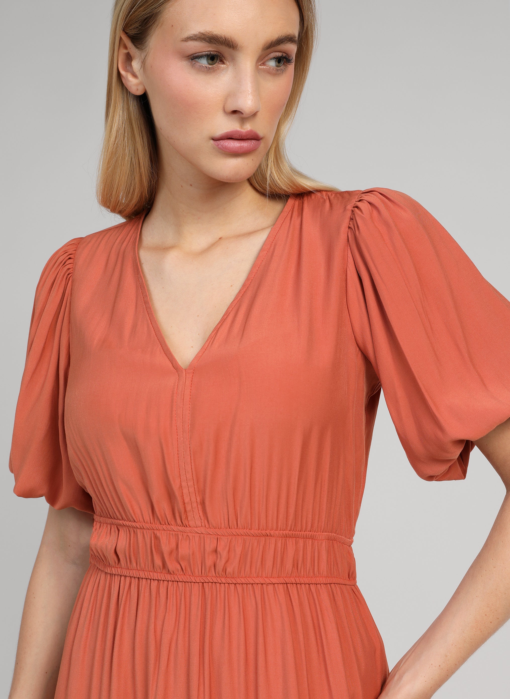 ROBE LONGUE MELILE terracotta
