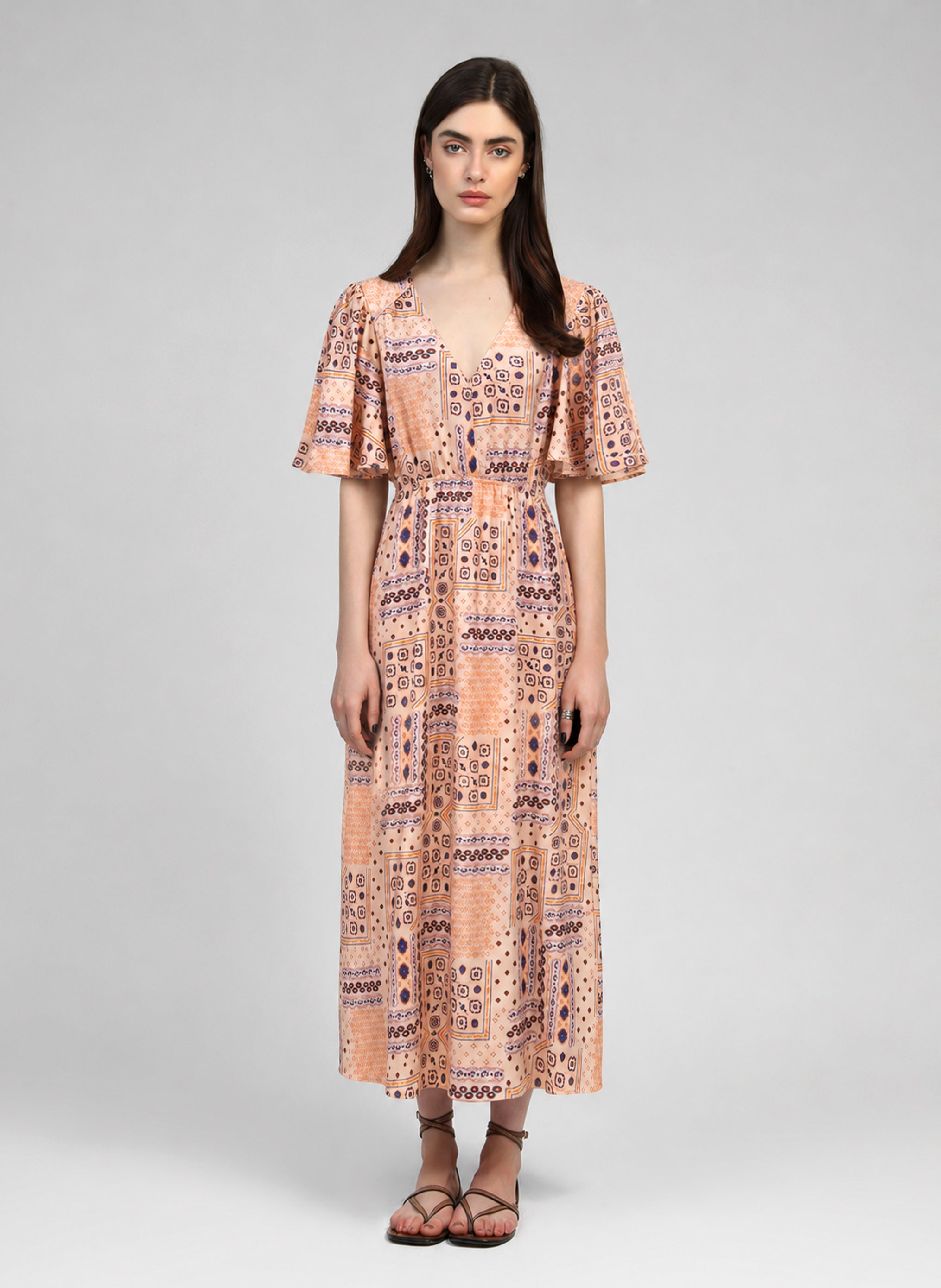 ROBE MIDI MELODILA tifania ecru