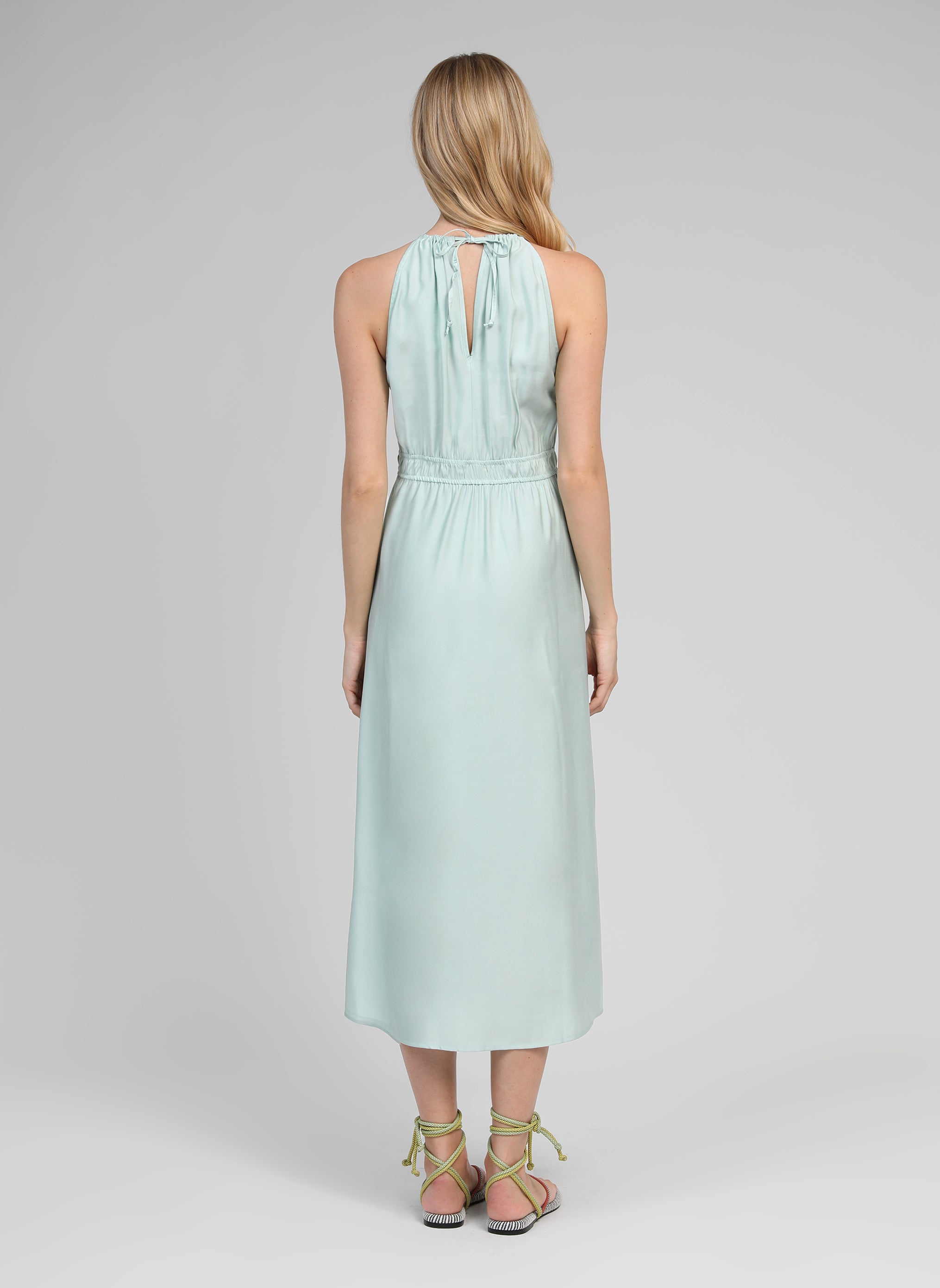 ROBE LONGUE MENDALY celadon
