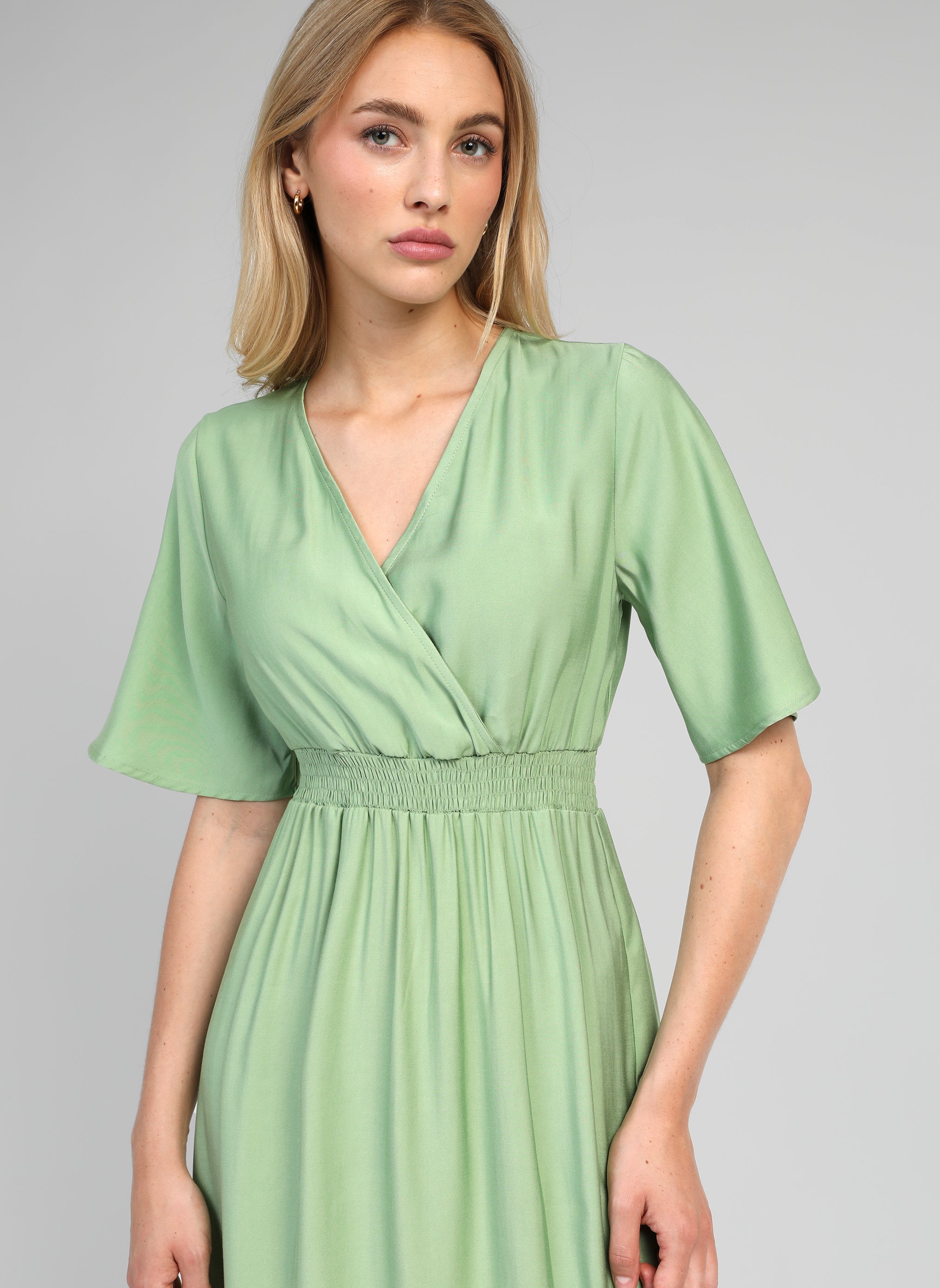 ROBE LONGUE MESUN sauge