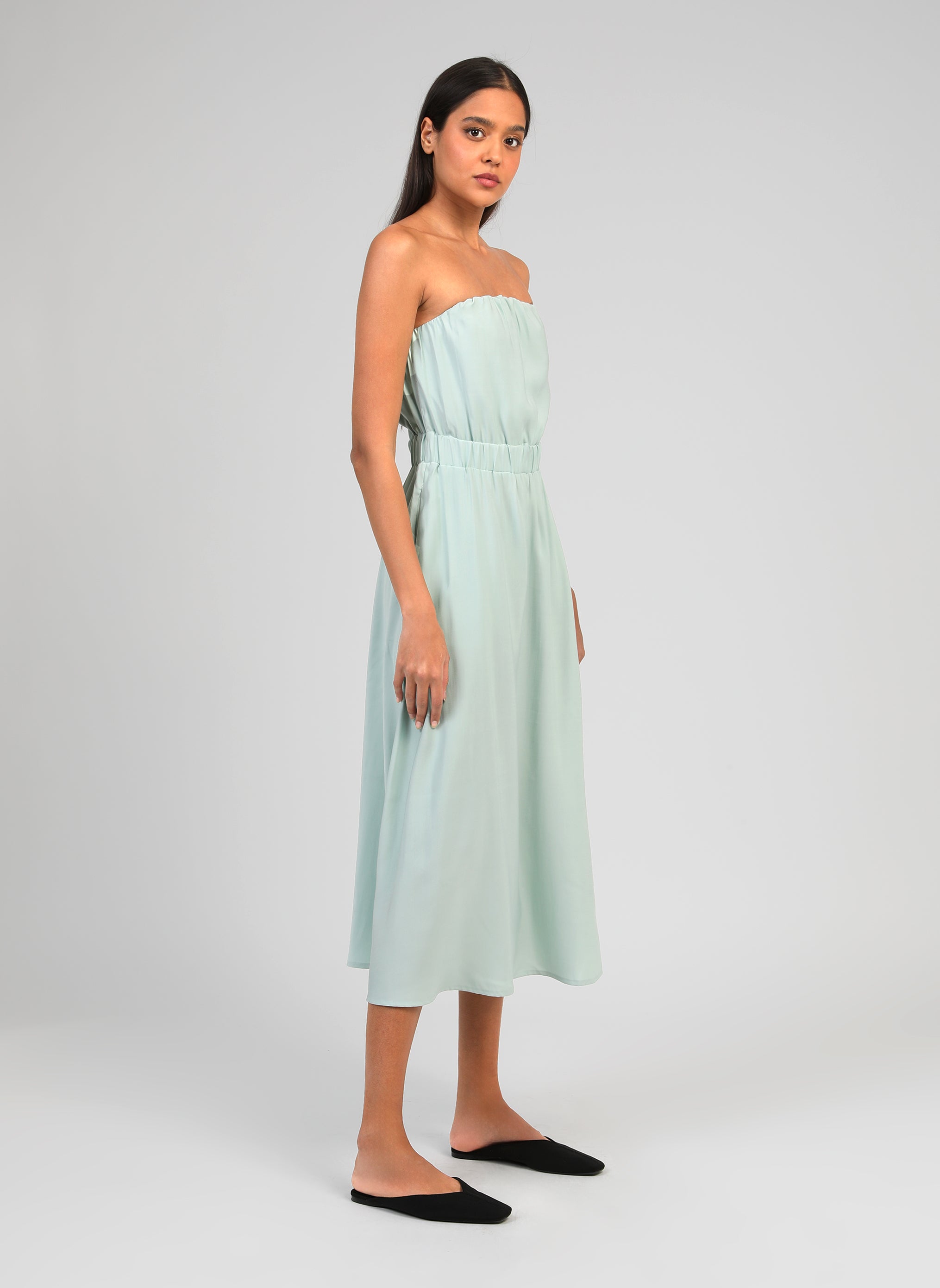 ROBE LONGUE MILIKA celadon
