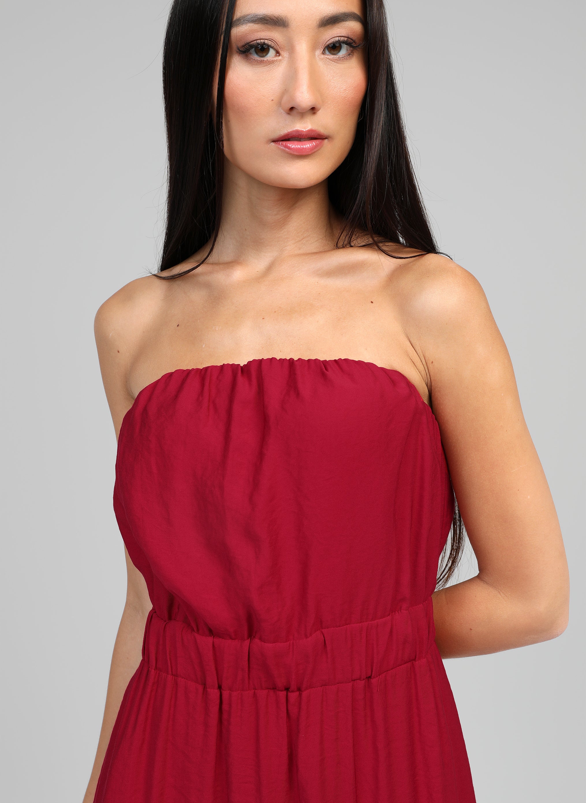 ROBE LONGUE MILIKA rouge