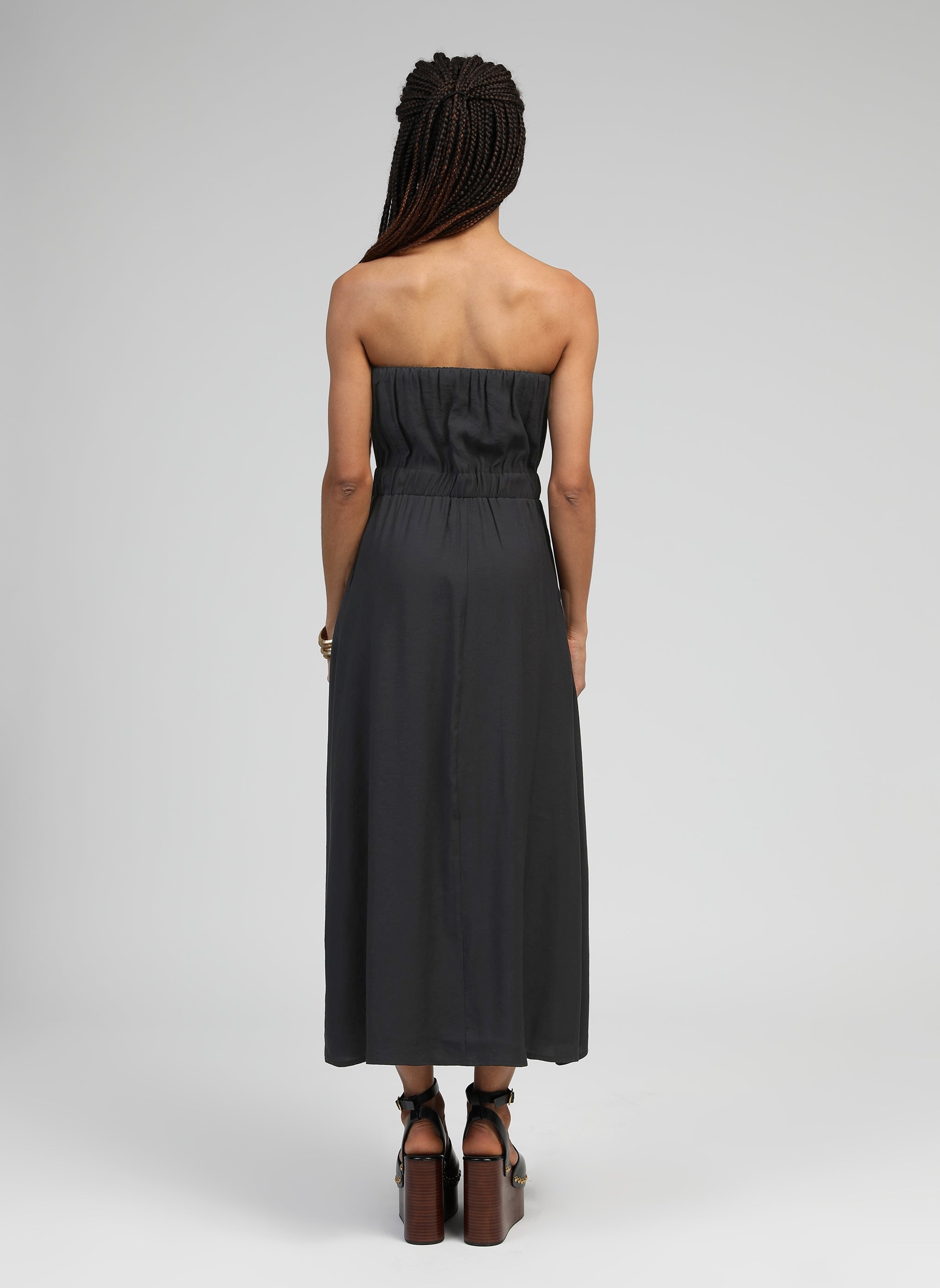 ROBE LONGUE MILIKO carbone