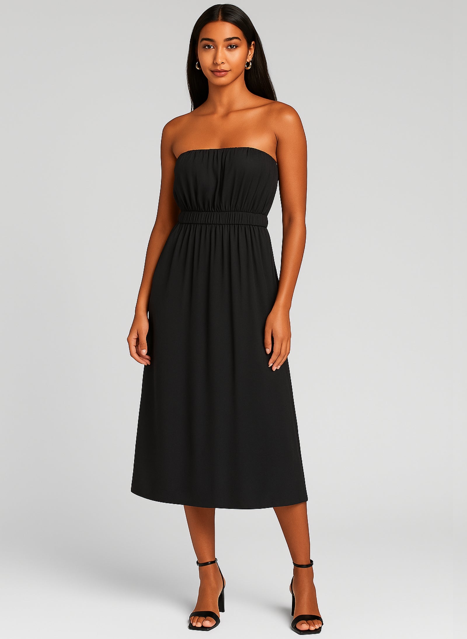 ROBE LONGUE MILIKO carbone