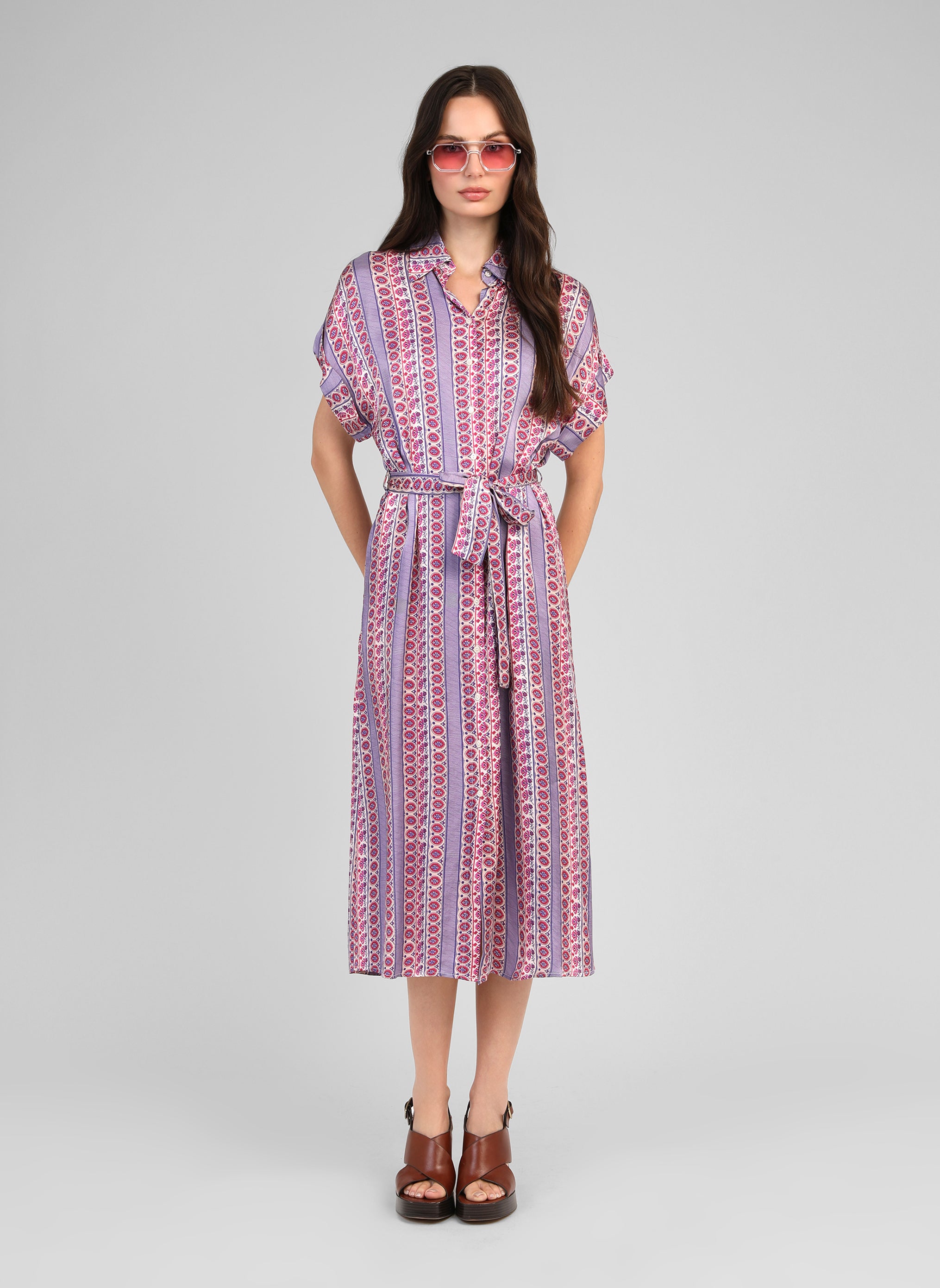 ROBE MIDI MYLIE diagola encre