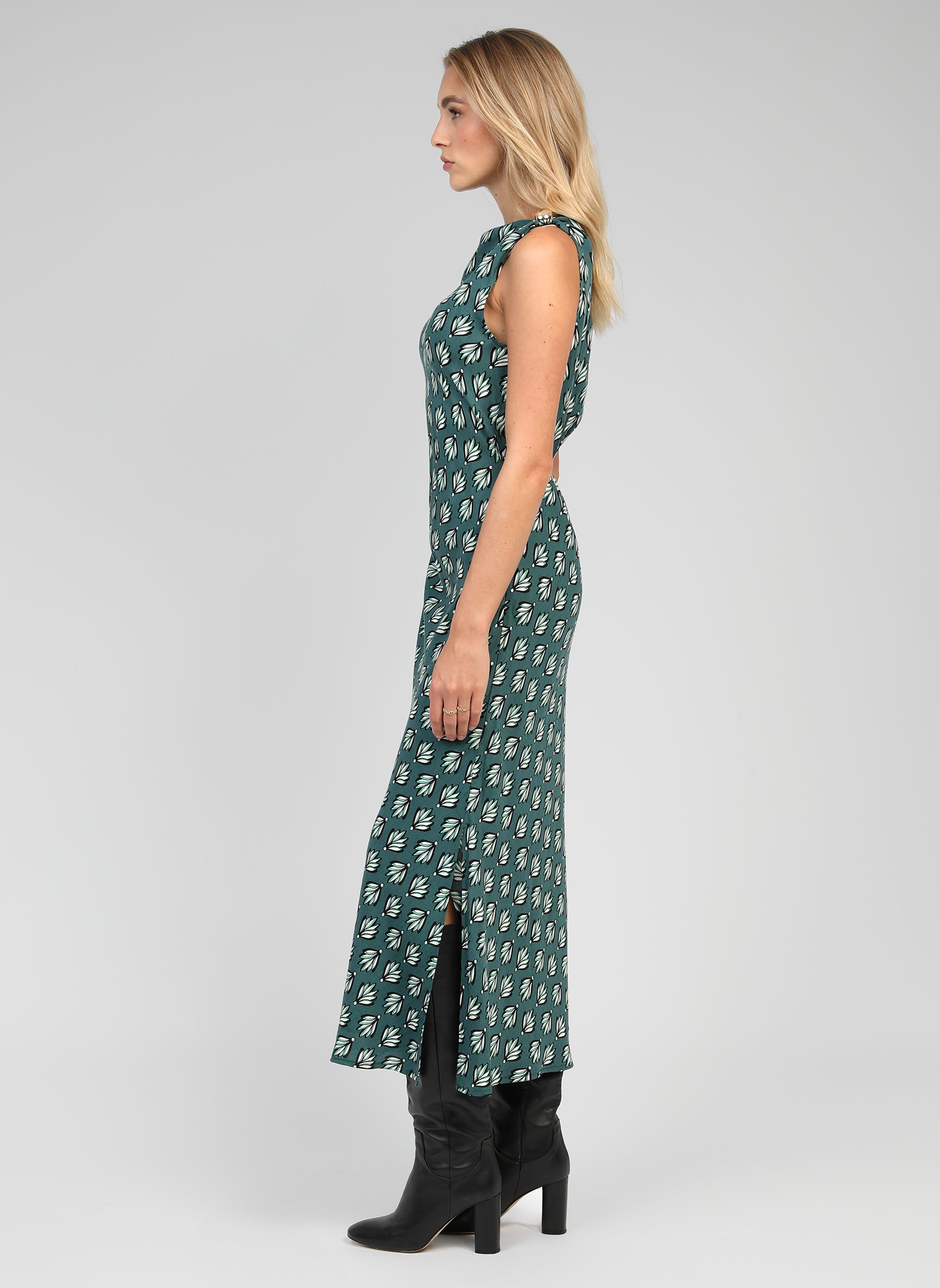 ROBE MIDI MIRKALA zack vert