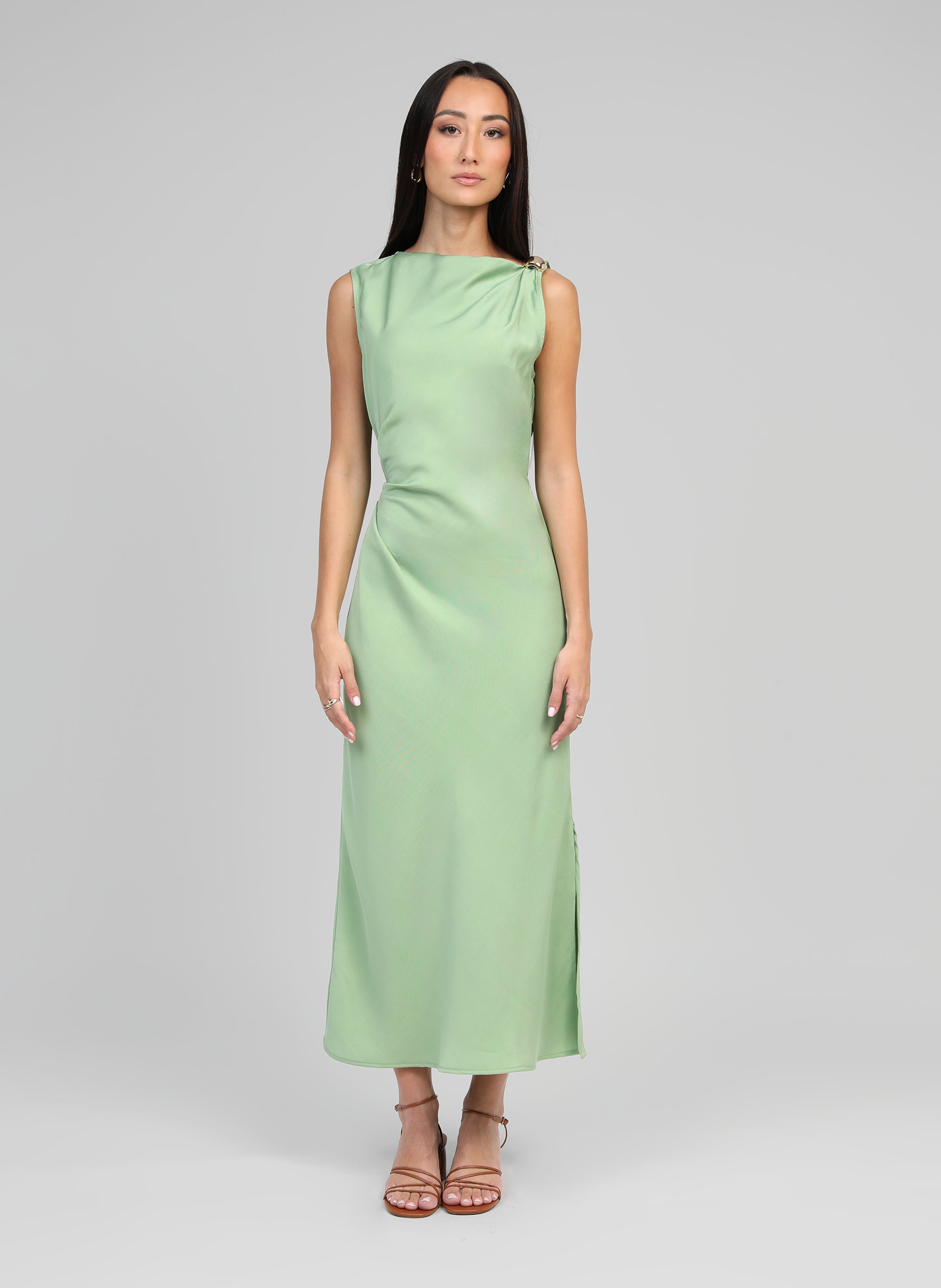 ROBE MIDI MIRKA sauge