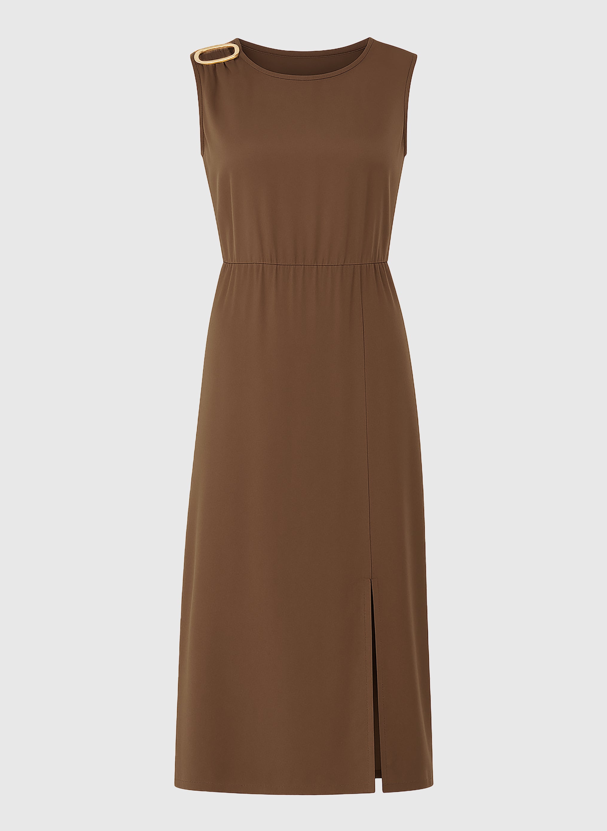 ROBE LONGUE MYSTRAL marron