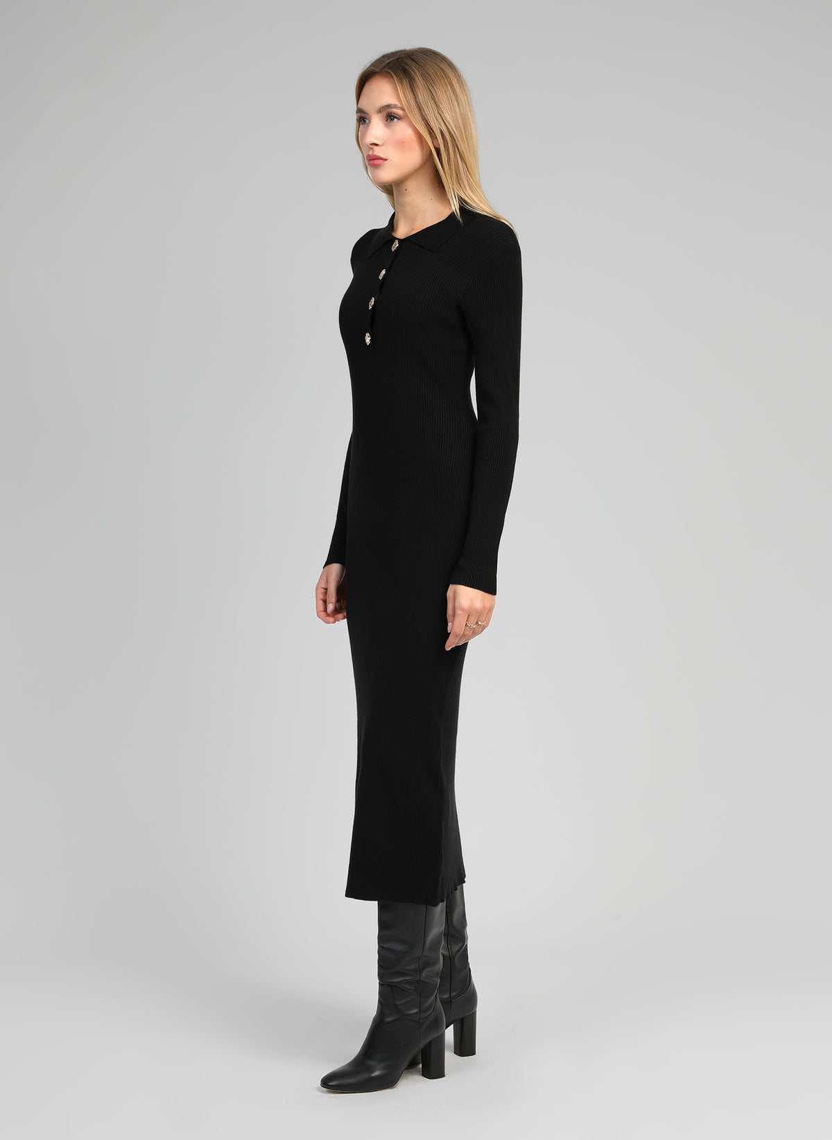 ROBE PULL NABOLA noir