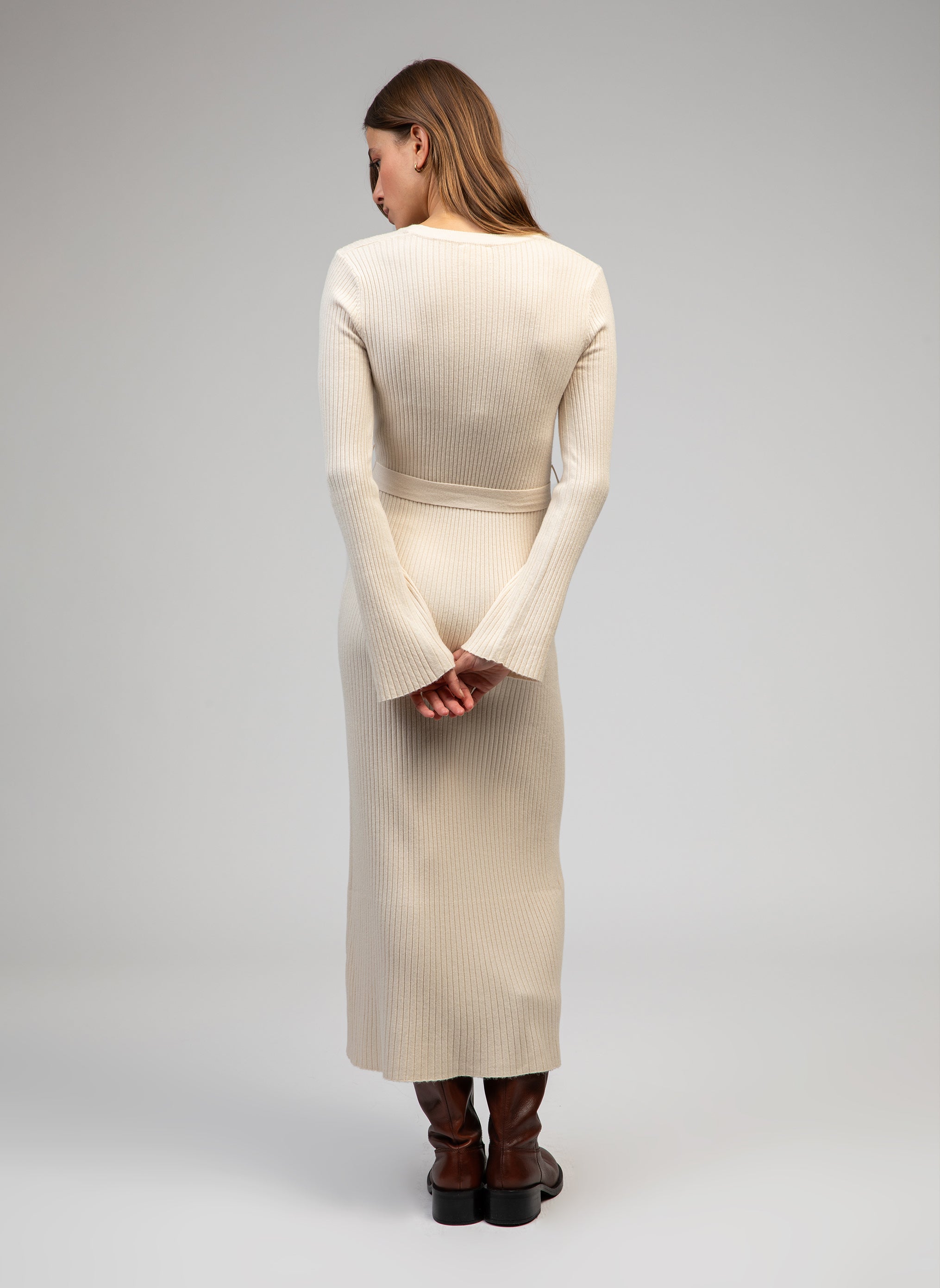 ROBE LONGUE NAKAMA ecru