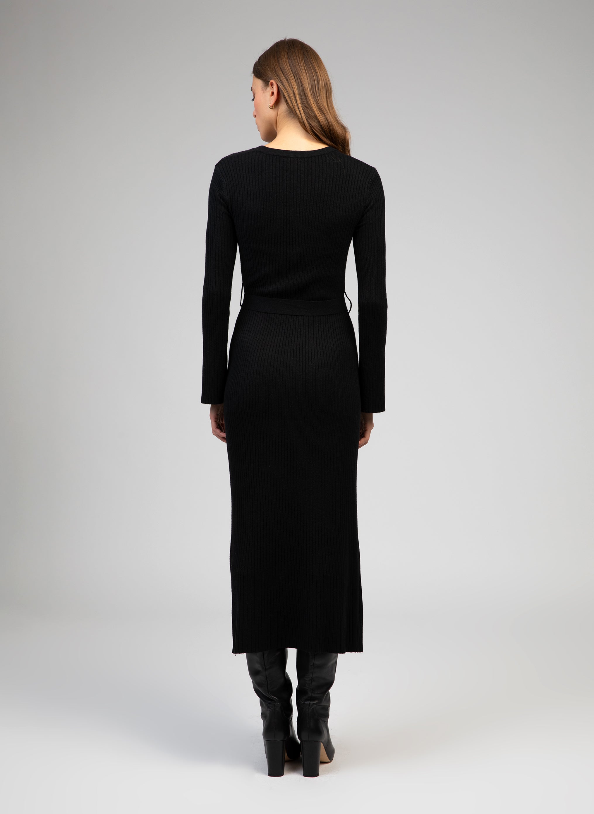 ROBE LONGUE NAKAMA noir