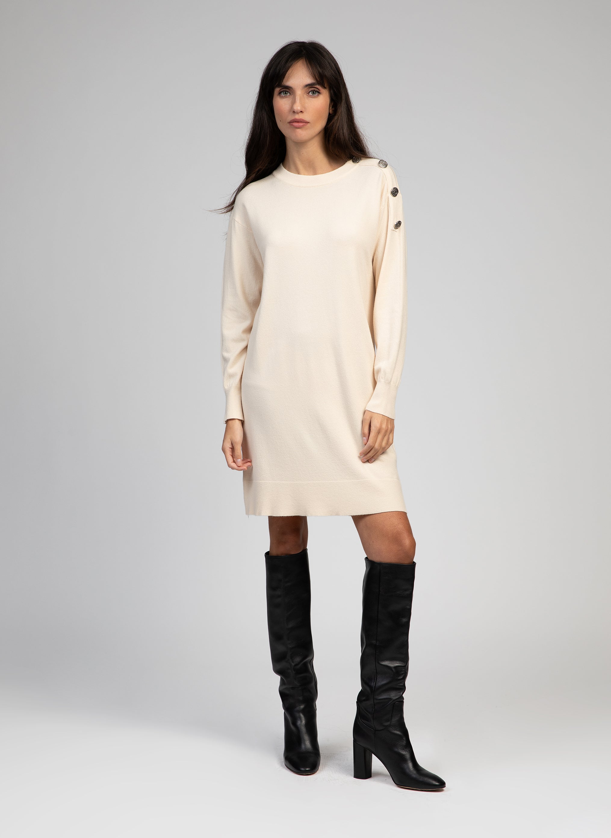 ROBE MIDI NAKAO ecru