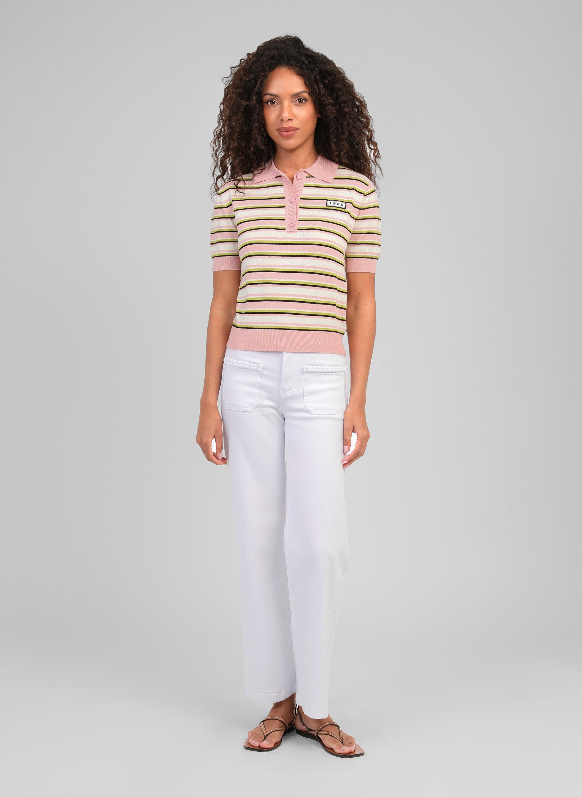 PANTALON PITRESS blanc