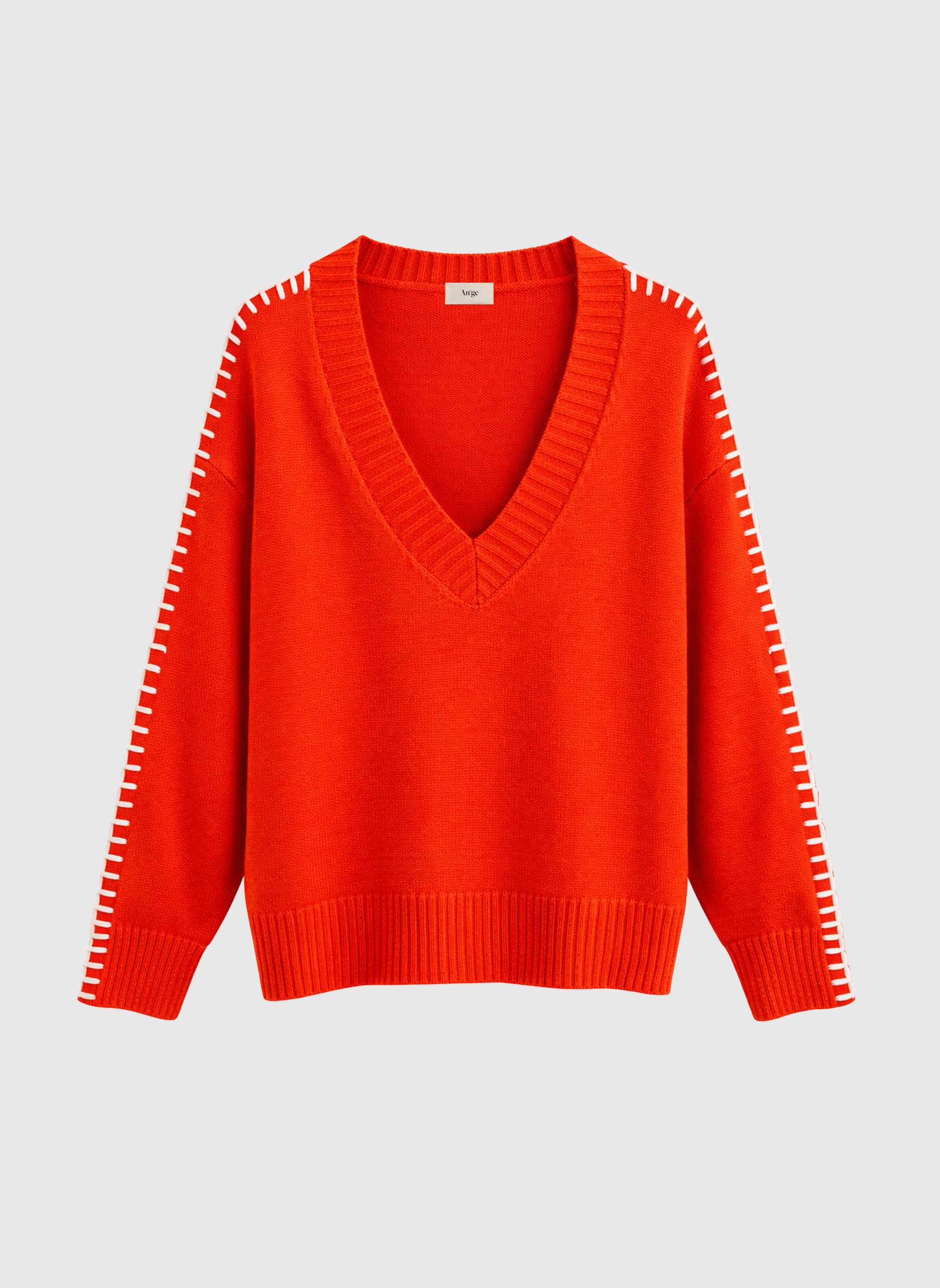PULL NALEYA coquelicot